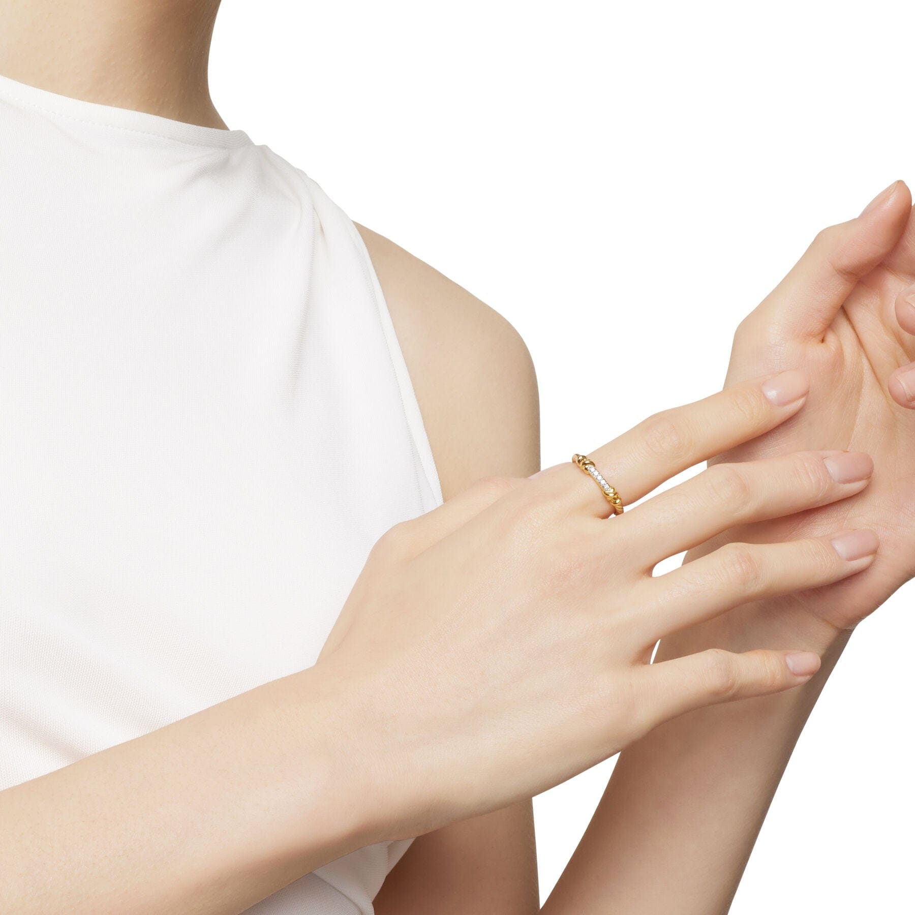 David Yurman The DY Helena Collection Ring in 18 - Karat Yellow Gold