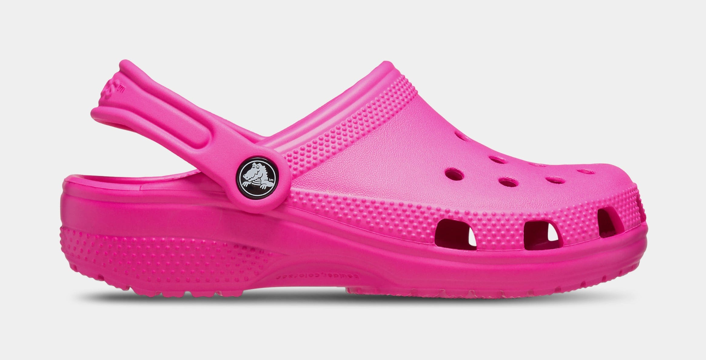 CROCS Classic Clog Pink Crush Infant Toddler Sandals (Pink Crush)