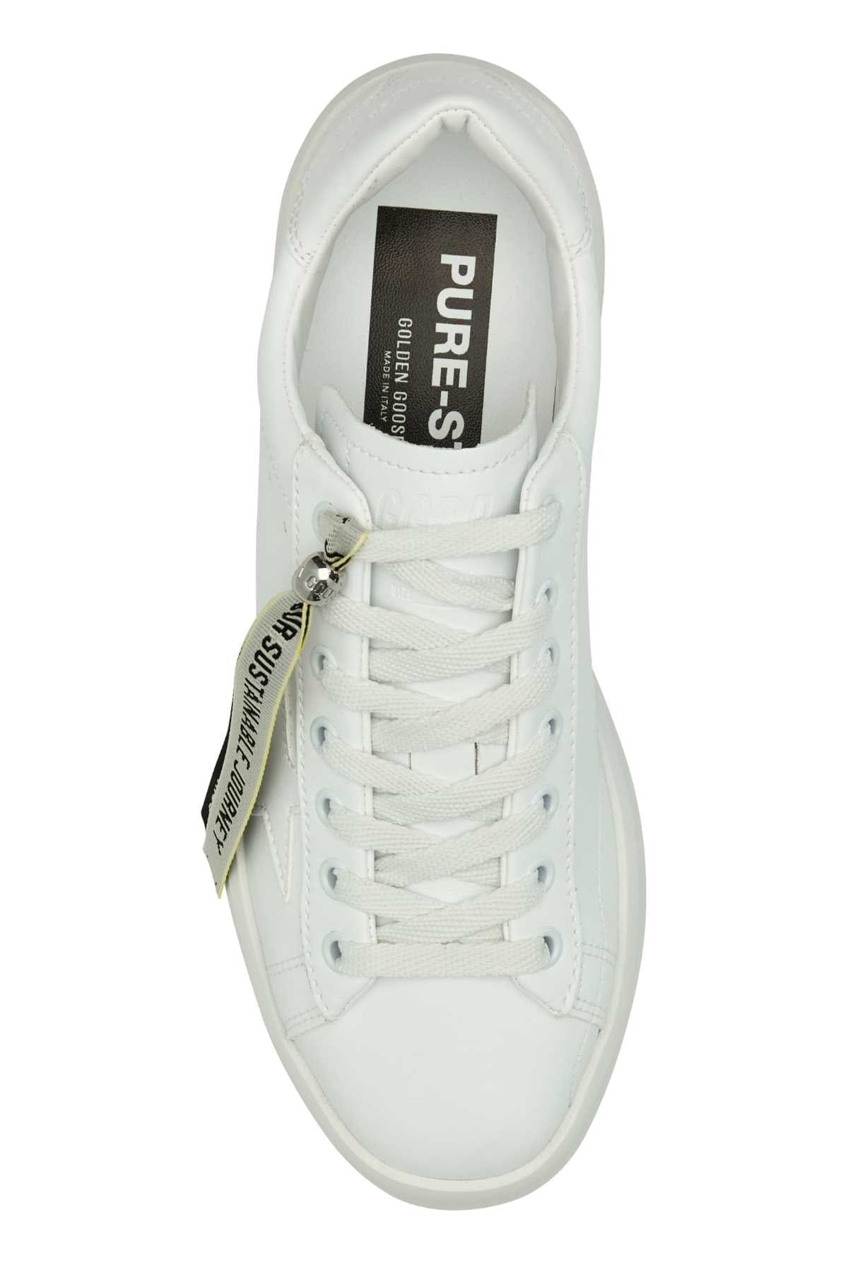 Golden Goose Deluxe Brand Logo - Strap Leather Sneaker — White