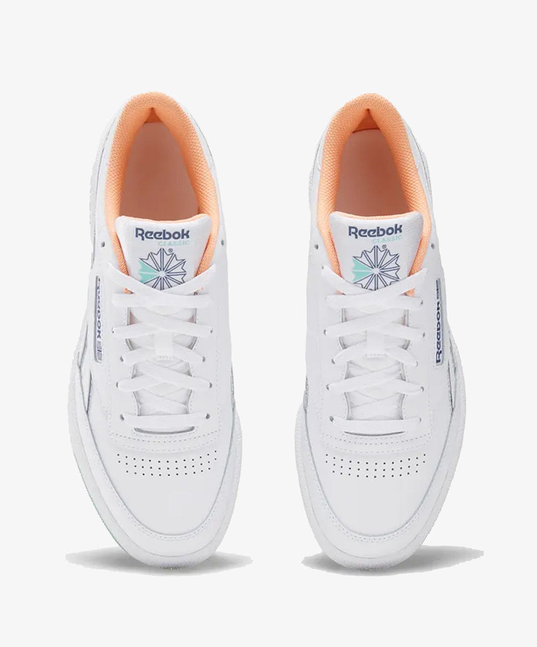 Reebok | CLUB C REVENGE { WHITE/BLUE/ORANGE