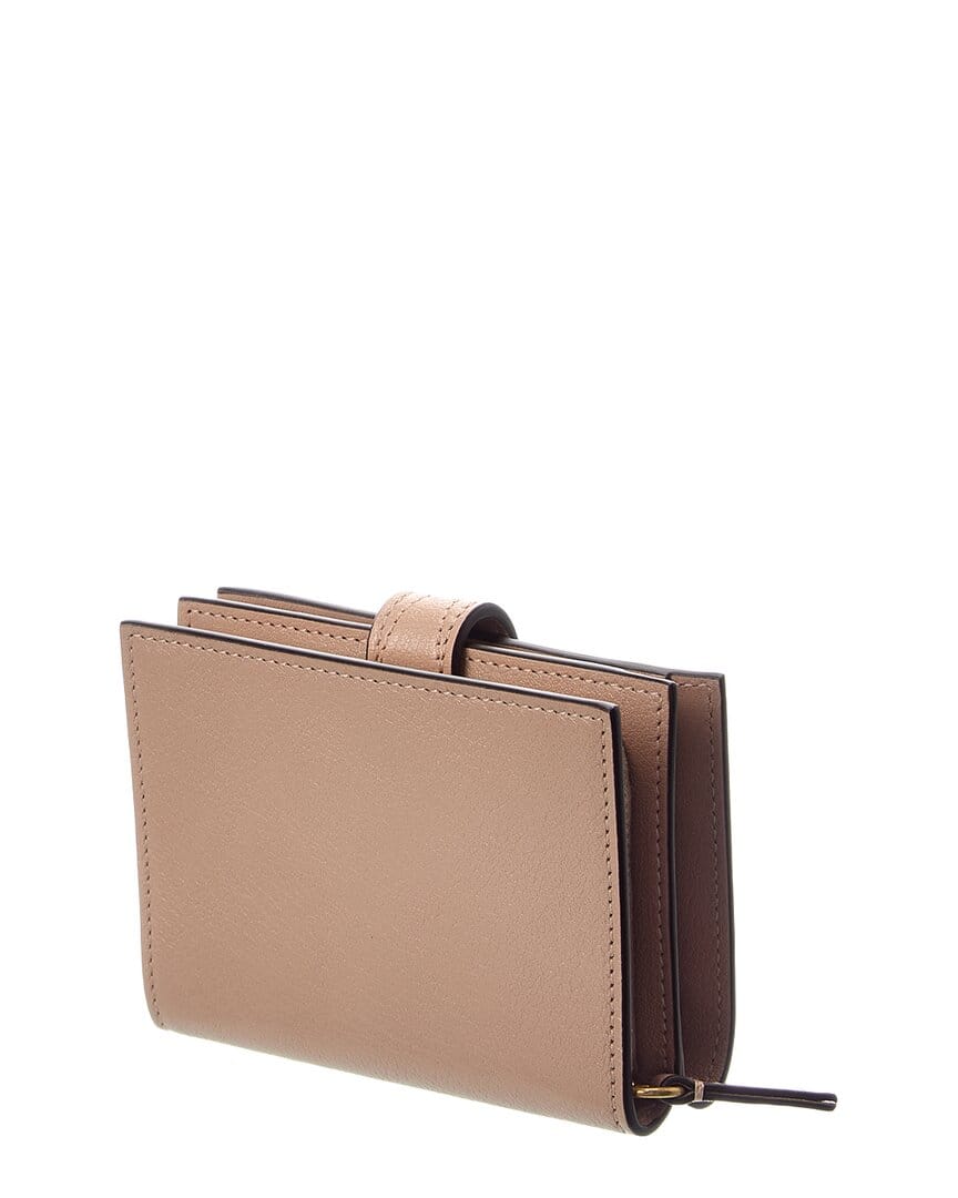 Chloé Paddington Square Leather Card Case