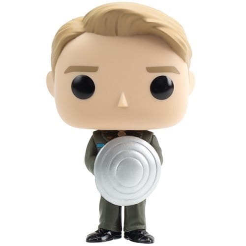 Funko Pop! 999 Marvel - Captain America with Prototype Shield Vinyl Figure - Entertainment Earth Exclusive