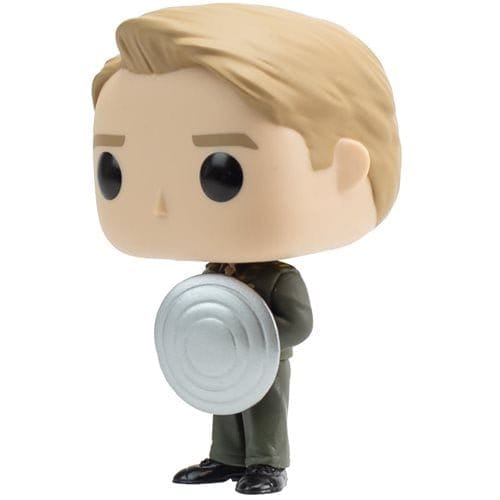 Funko Pop! 999 Marvel - Captain America with Prototype Shield Vinyl Figure - Entertainment Earth Exclusive