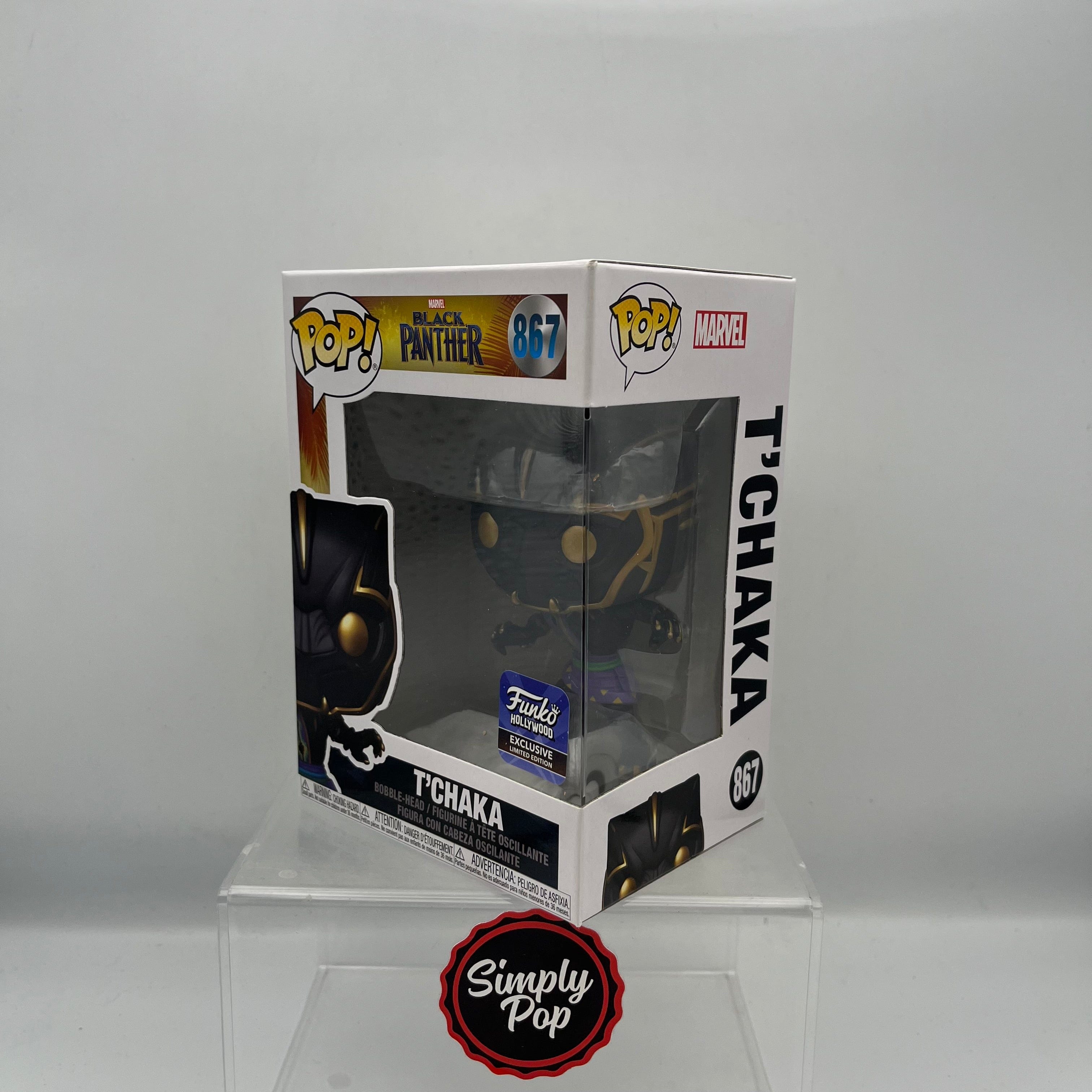 Funko Pop T'Chaka #867 Marvel Black Panther Funko Hollywood Store Exclusive
