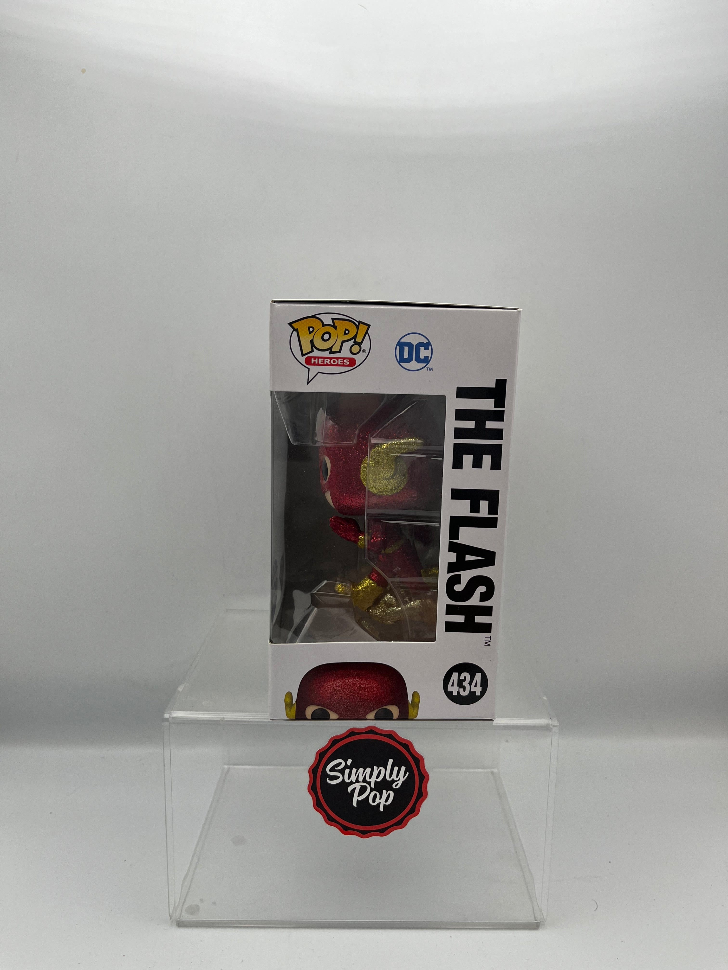 Funko Pop The Flash #434 Glitter Diamond Collection DC Fandome Shop Exclusive