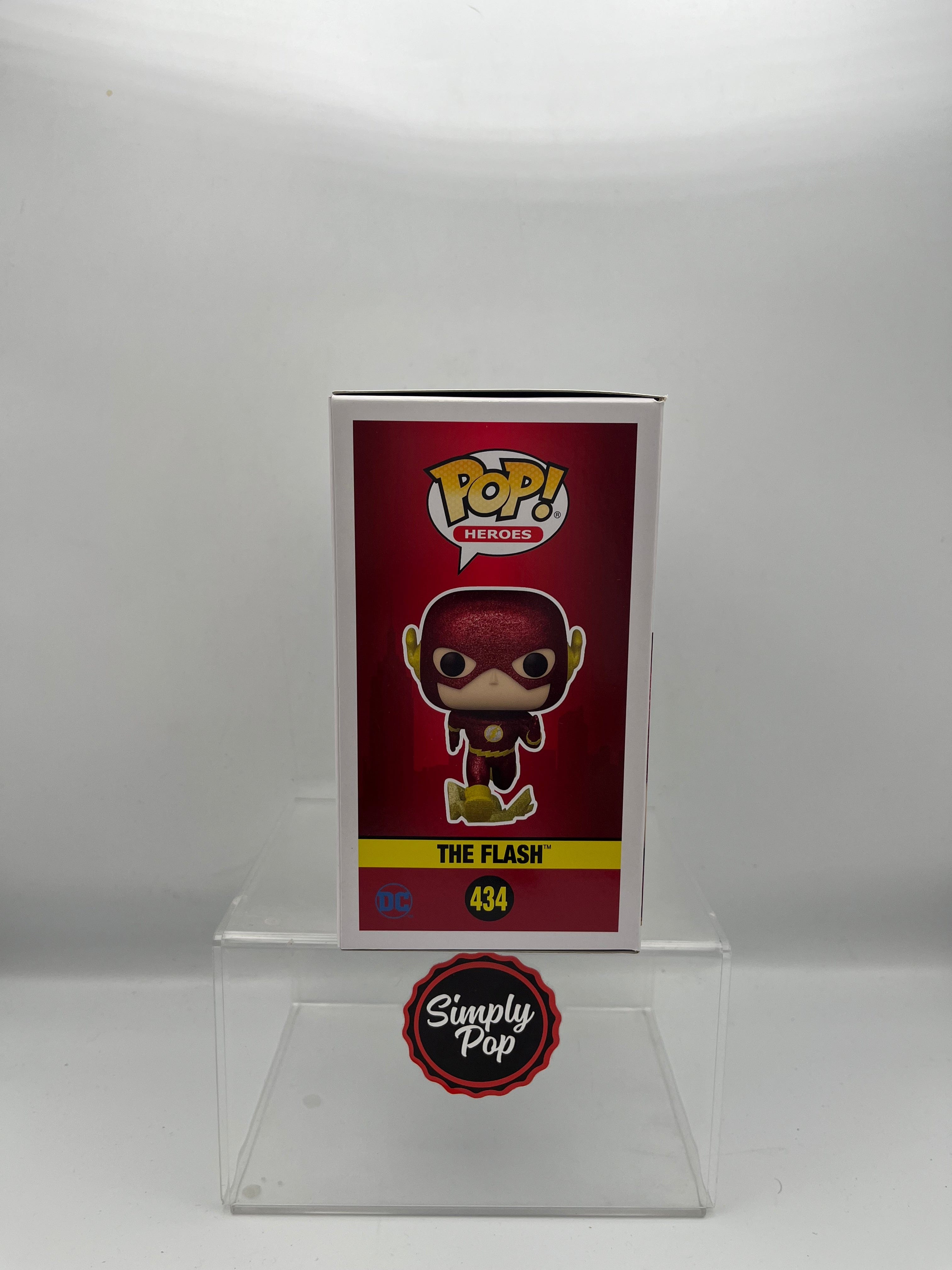Funko Pop The Flash #434 Glitter Diamond Collection DC Fandome Shop Exclusive