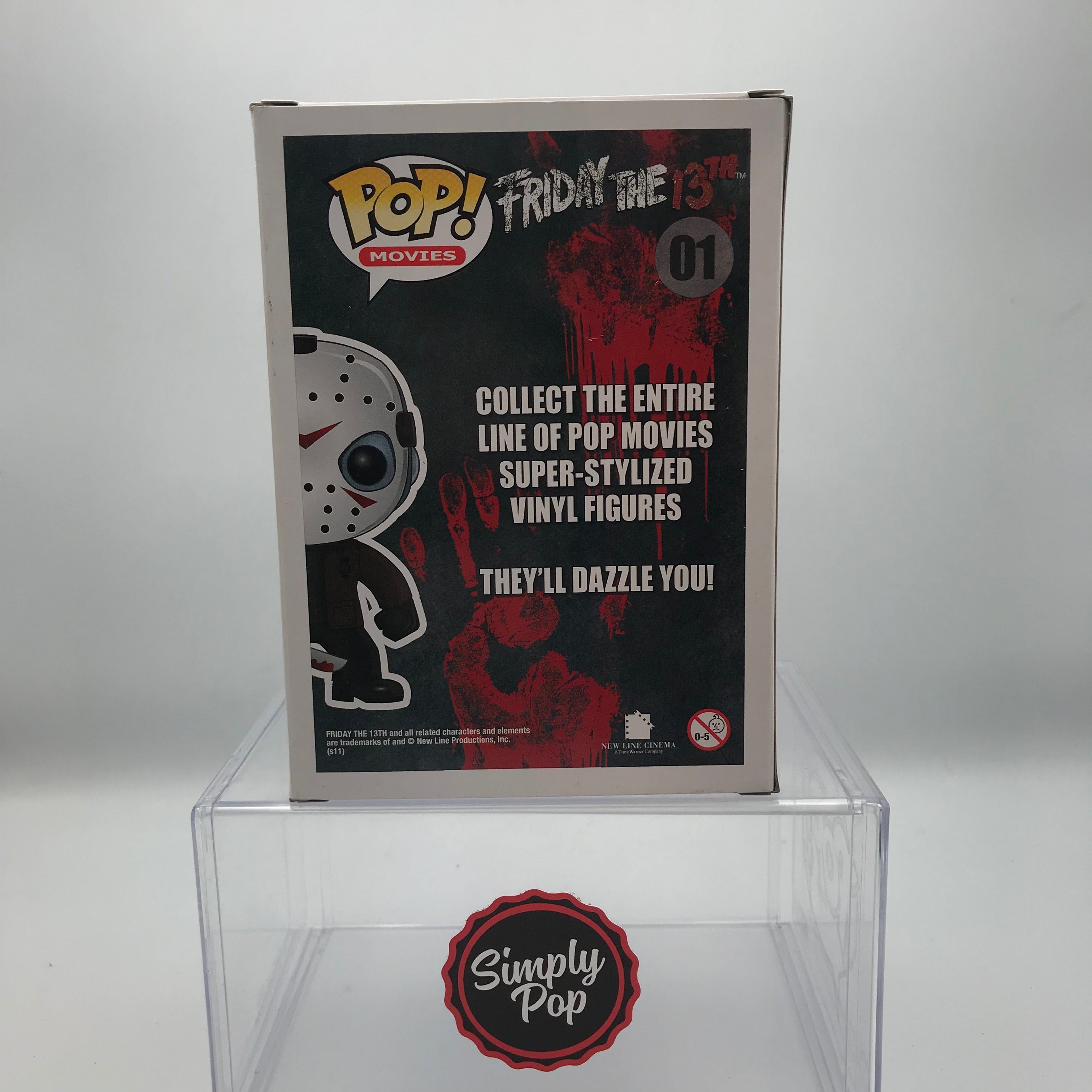 Funko Pop Jason Voorhees #01 Friday The 13th Horror Movies Original Release - B