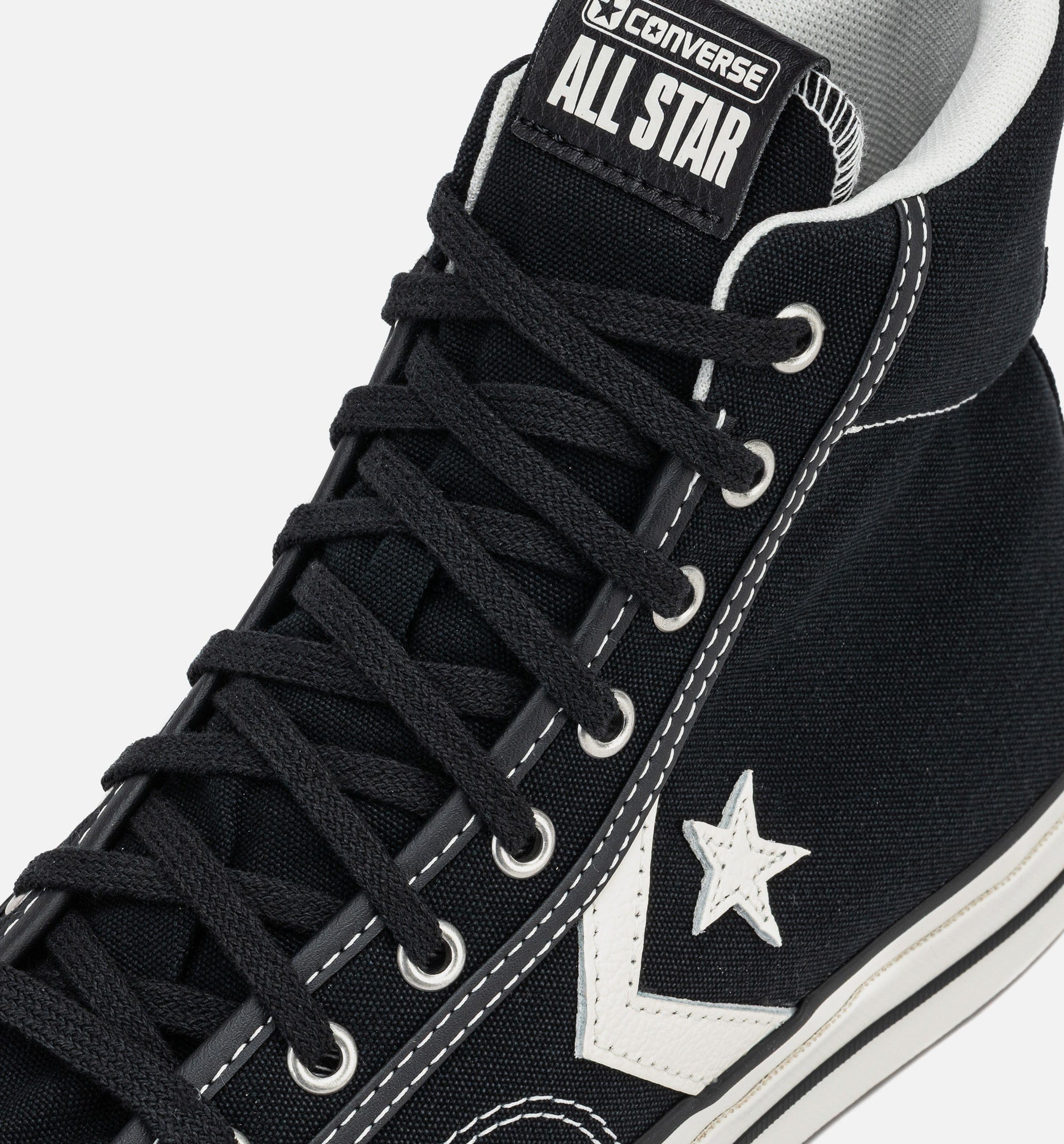 Converse Star Player 76 High Top Mens Lifestyle Shoe - Black/Vintage White