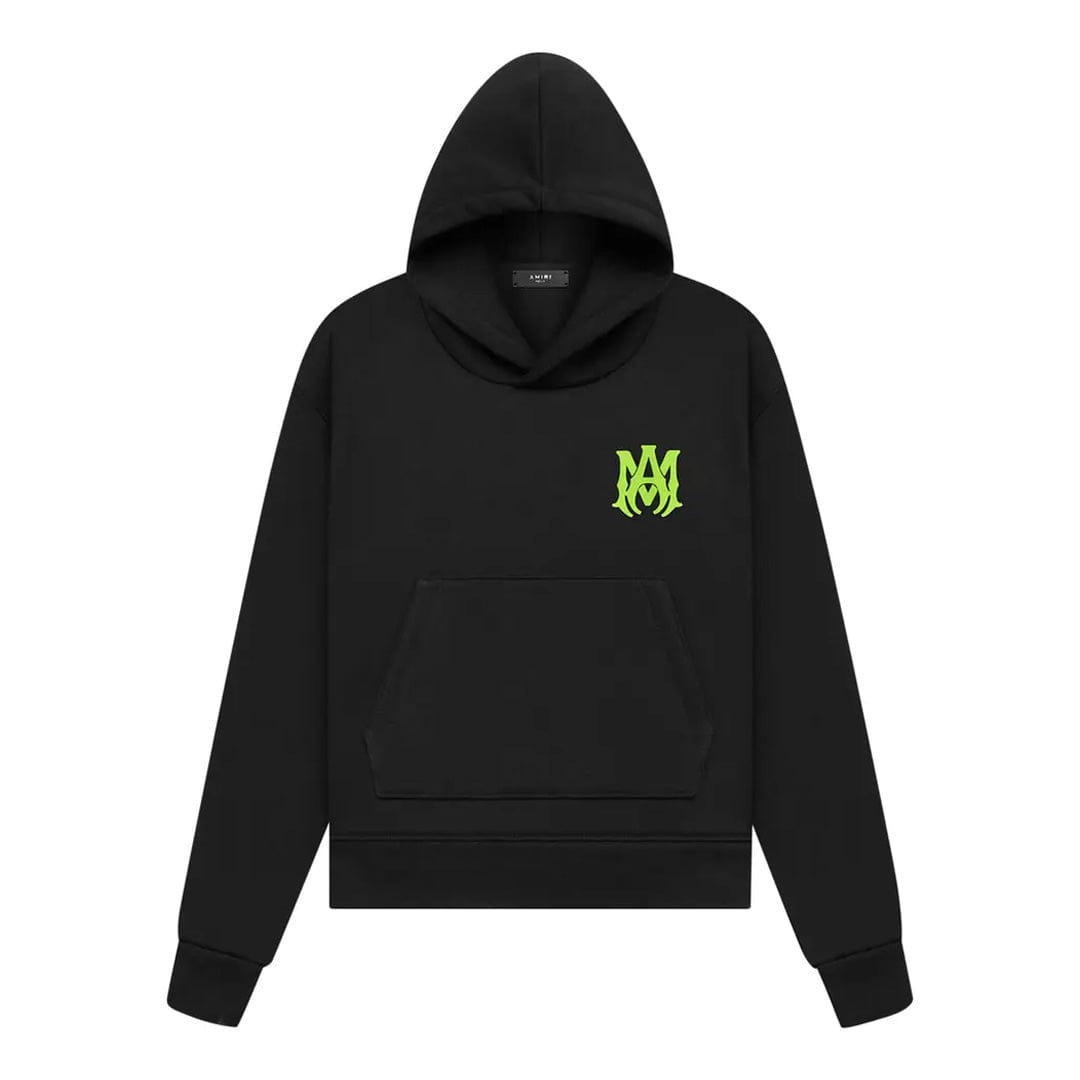 Amiri MA Logo Hoodie Black Yellow