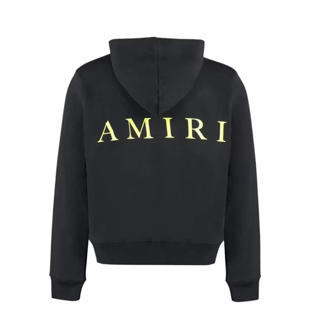 Amiri MA Logo Hoodie Black Yellow
