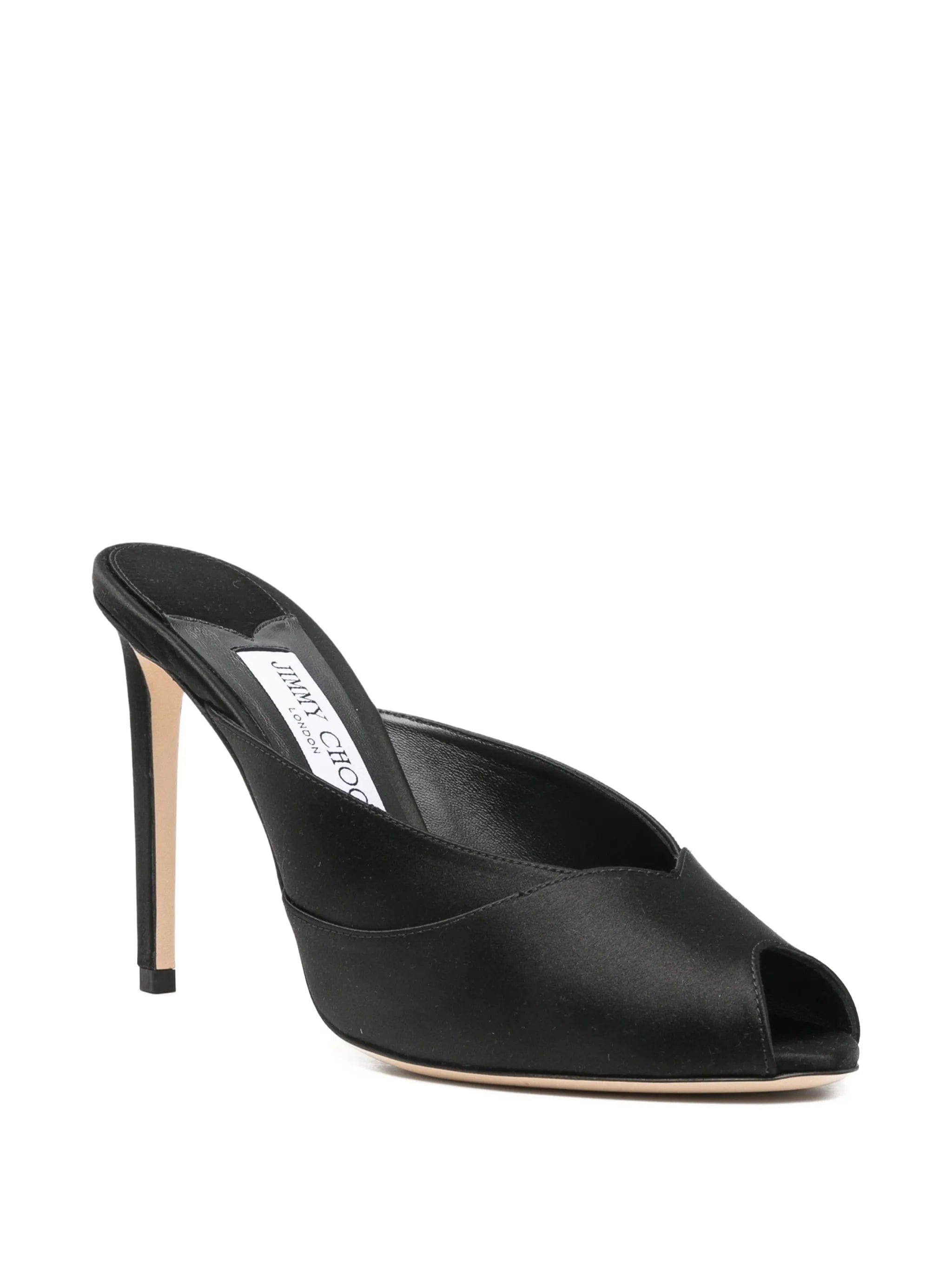 Jimmy Choo Brigitte peep - toe heeled mules