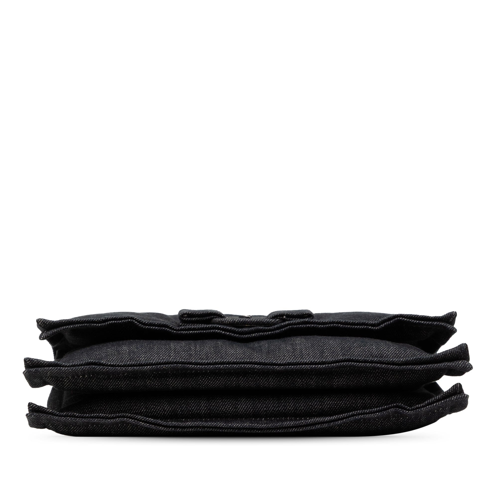 Ferragamo Small Denim Viva Bow Shoulder Bag