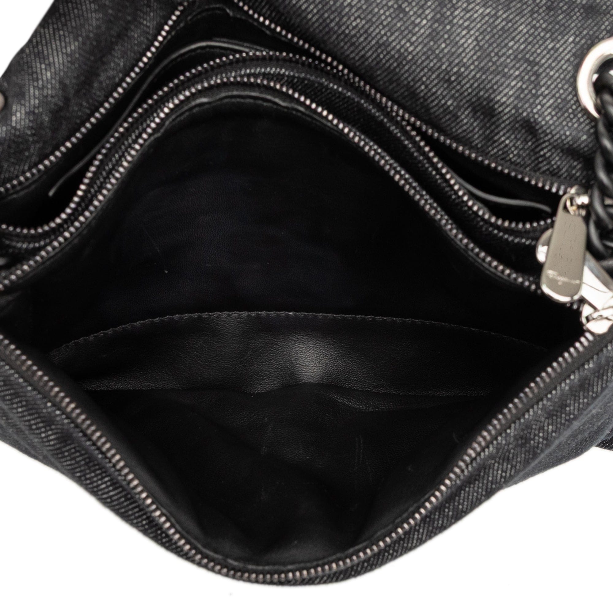 Ferragamo Small Denim Viva Bow Shoulder Bag