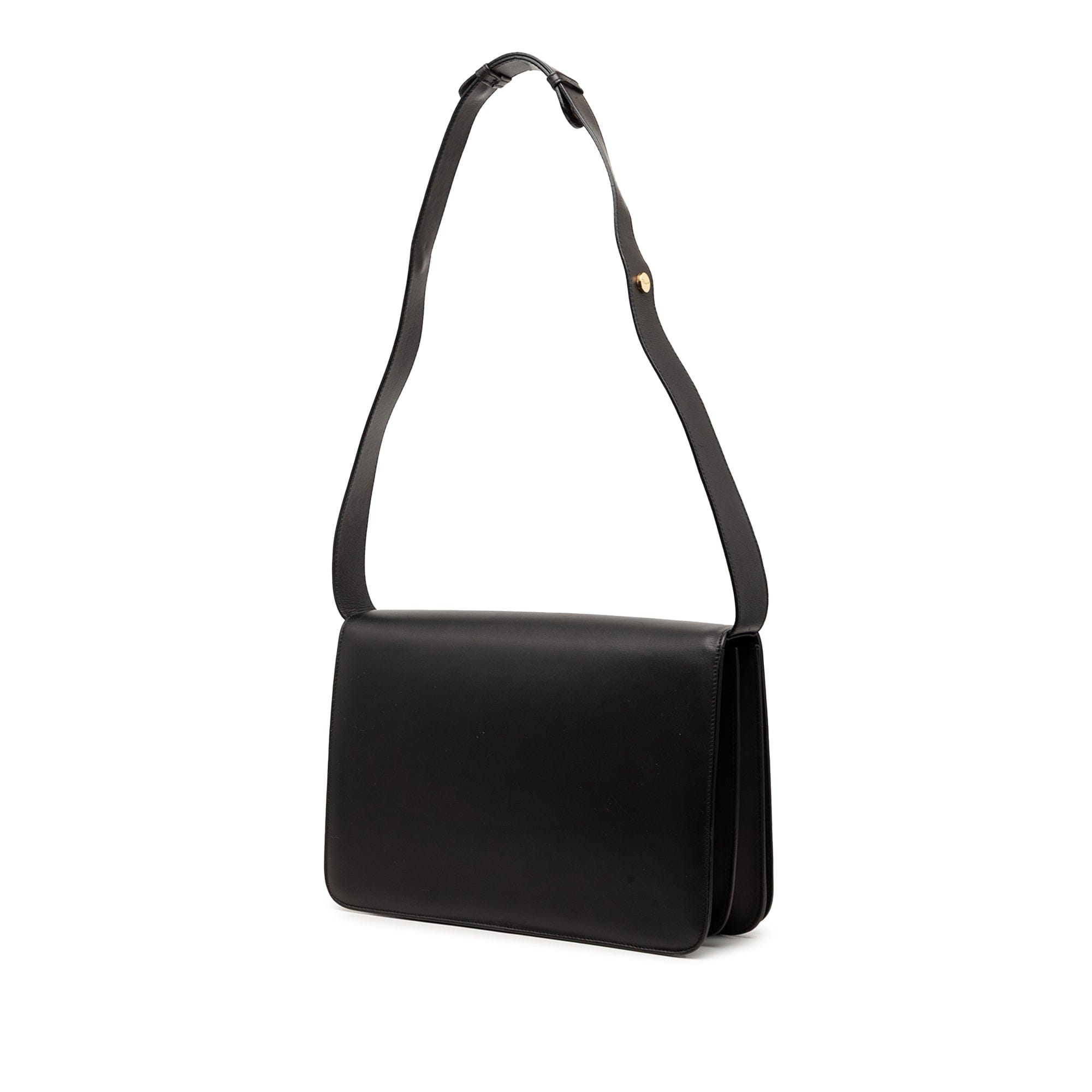 Ferragamo Leather Wooden Gancini Shoulder Bag