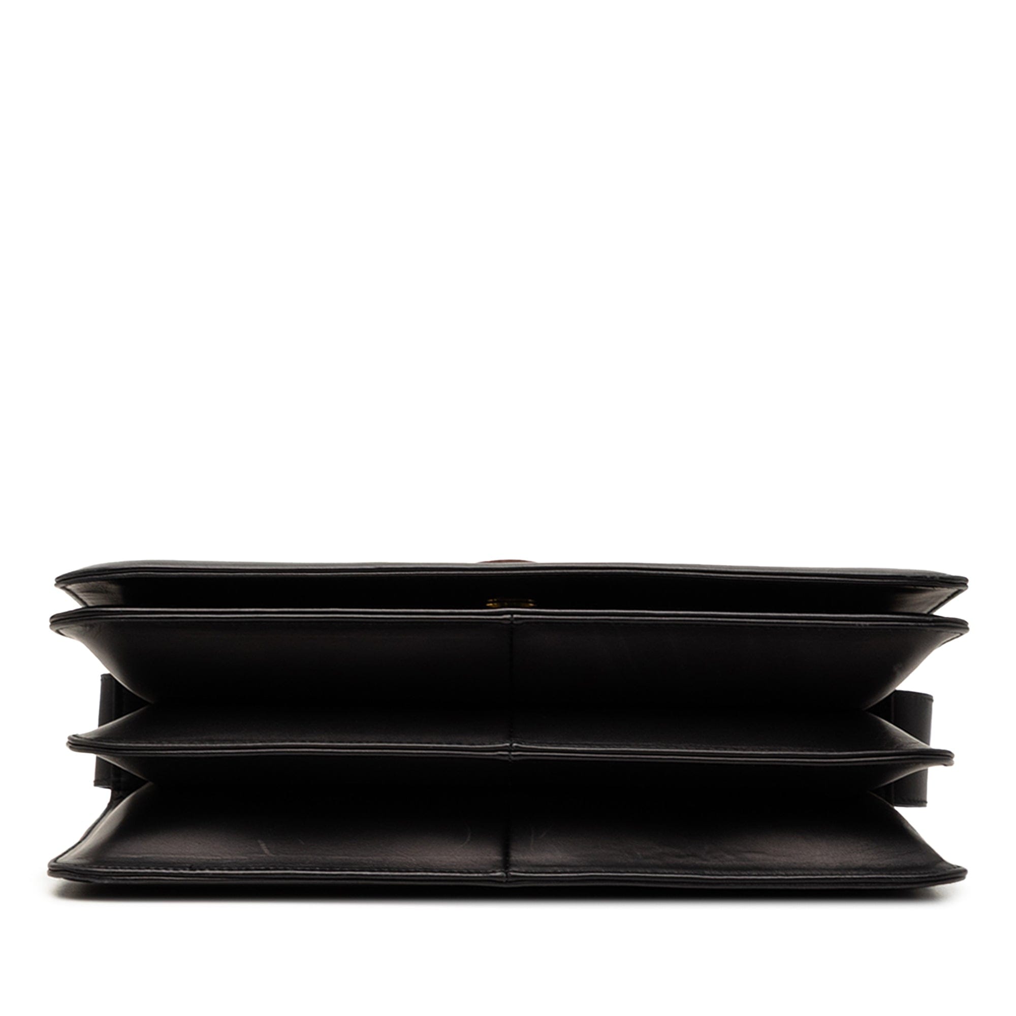 Ferragamo Leather Wooden Gancini Shoulder Bag