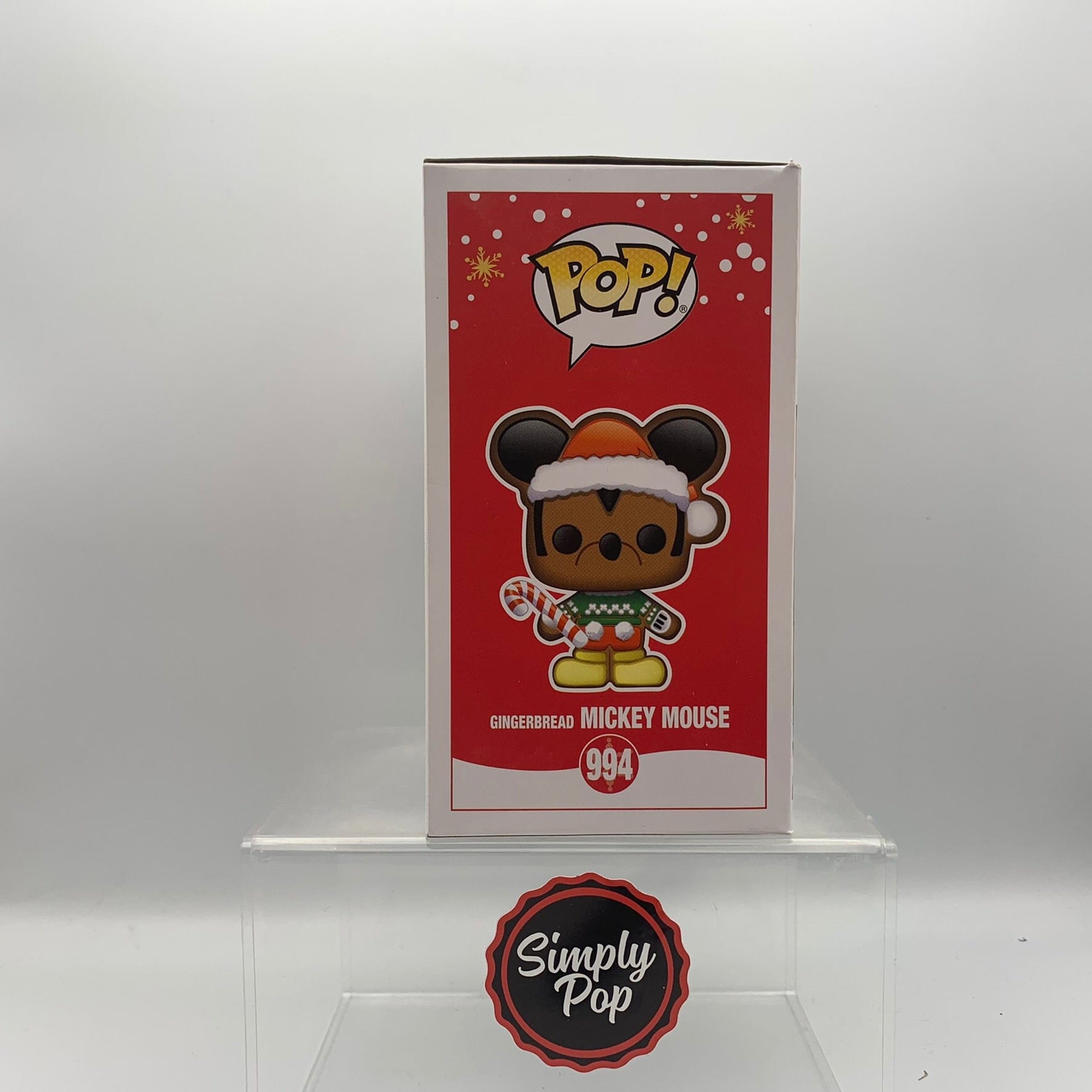 Funko Pop Gingerbread Mickey Mouse #994 Disney Shop Exclusive Limited Edition