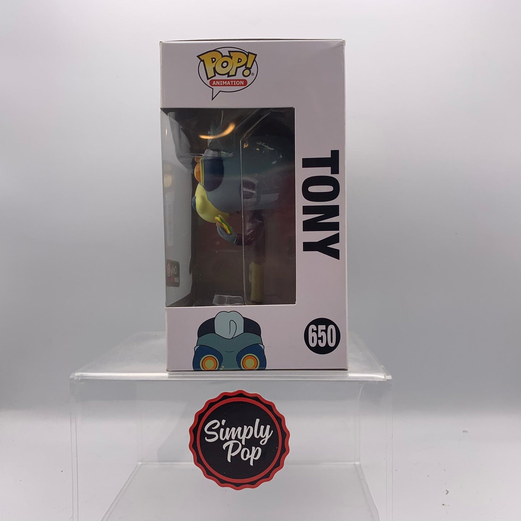 Funko Pop Tony #650 GameStop Exclusive Rick And Morty Animation
