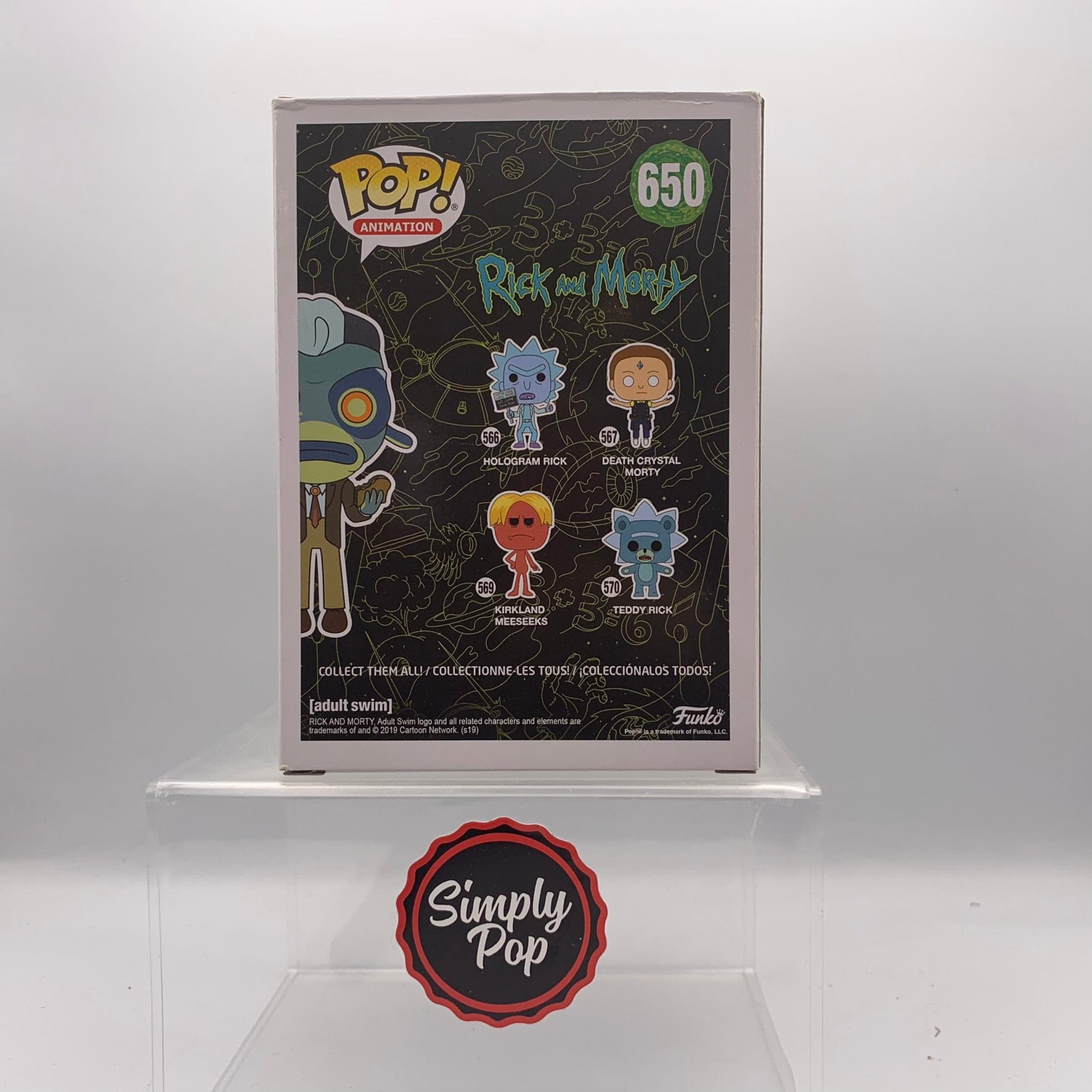 Funko Pop Tony #650 GameStop Exclusive Rick And Morty Animation