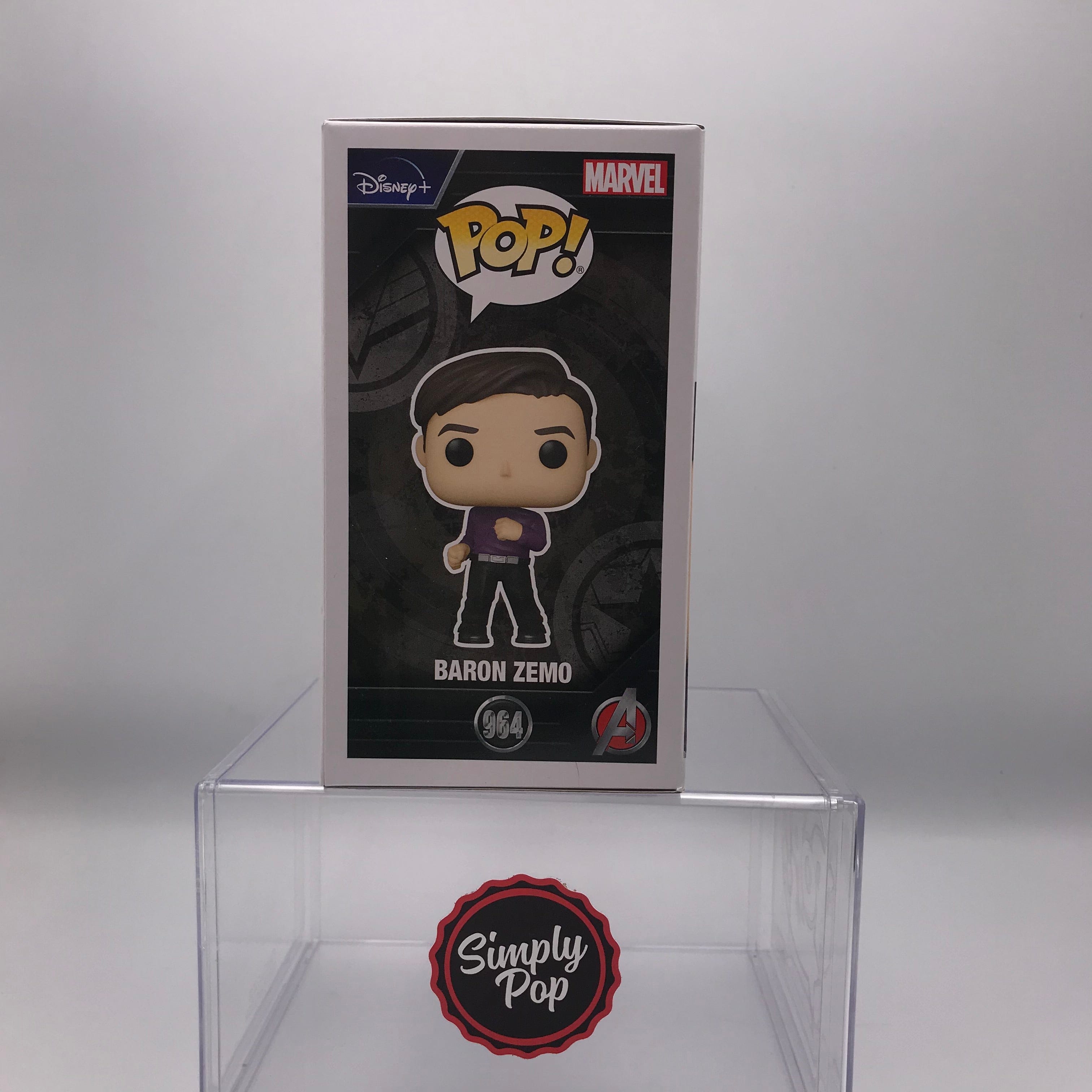 Funko Pop Baron Zemo #964 Collector Corps The Falcon And The Winter Solder Marvel Studios