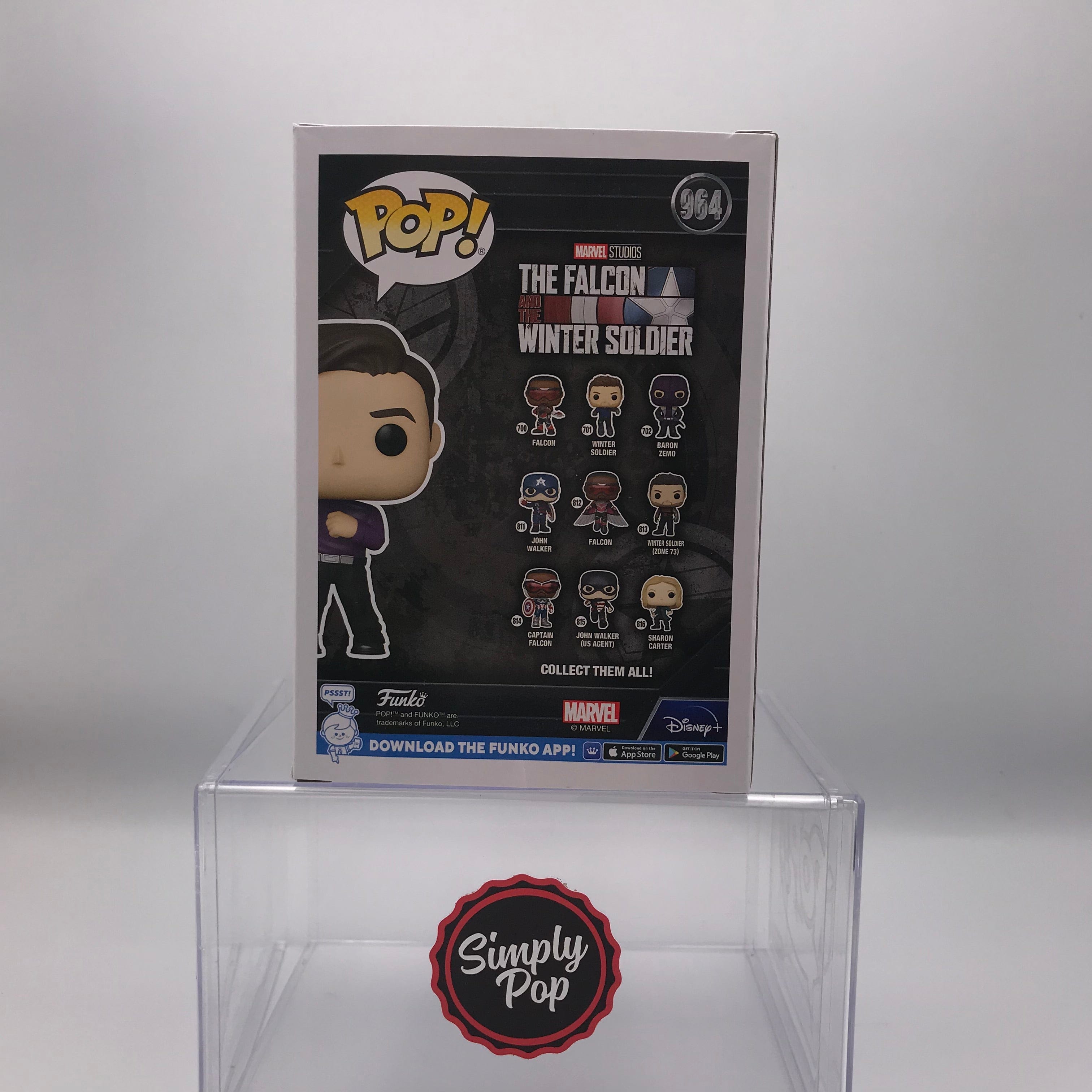 Funko Pop Baron Zemo #964 Collector Corps The Falcon And The Winter Solder Marvel Studios