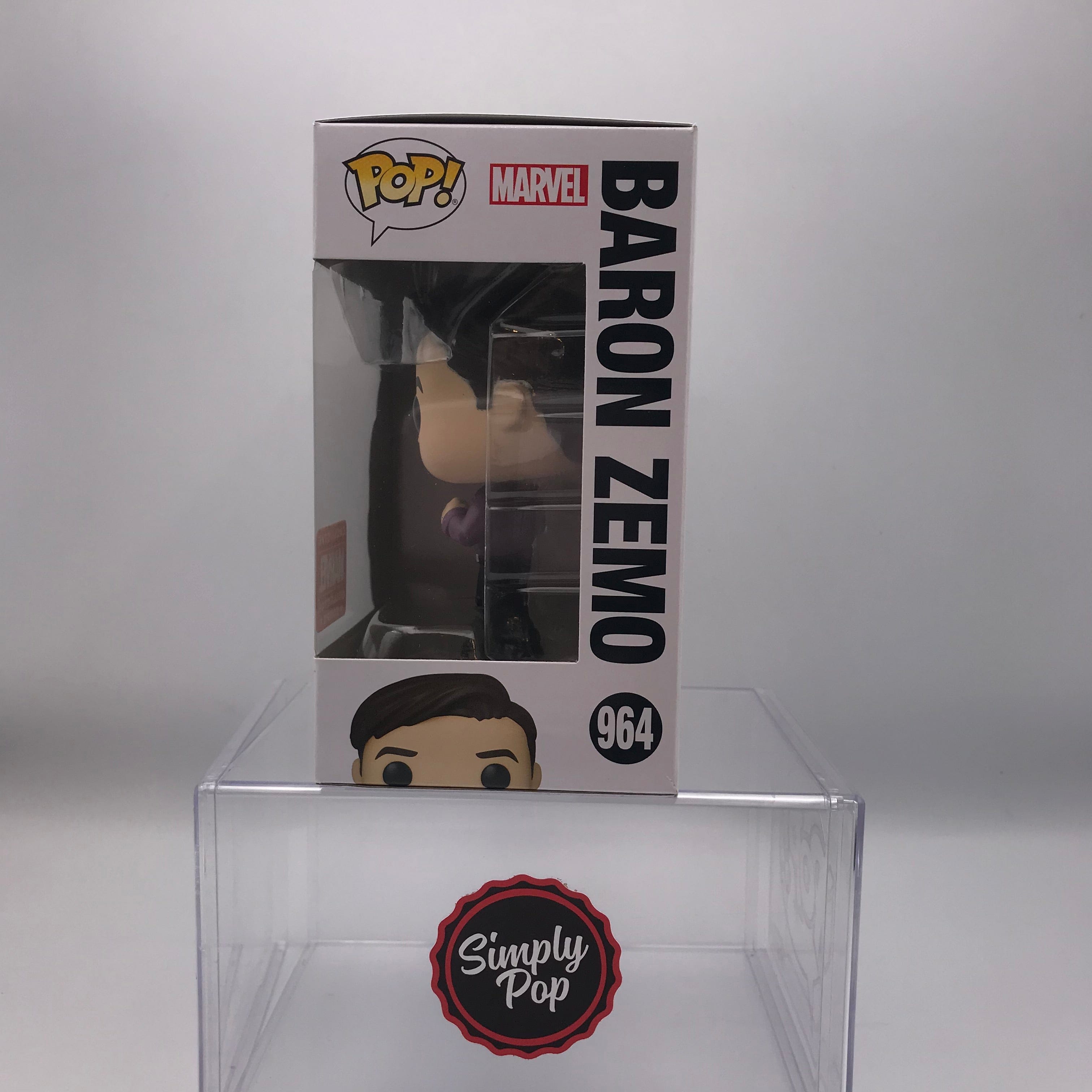 Funko Pop Baron Zemo #964 Collector Corps The Falcon And The Winter Solder Marvel Studios