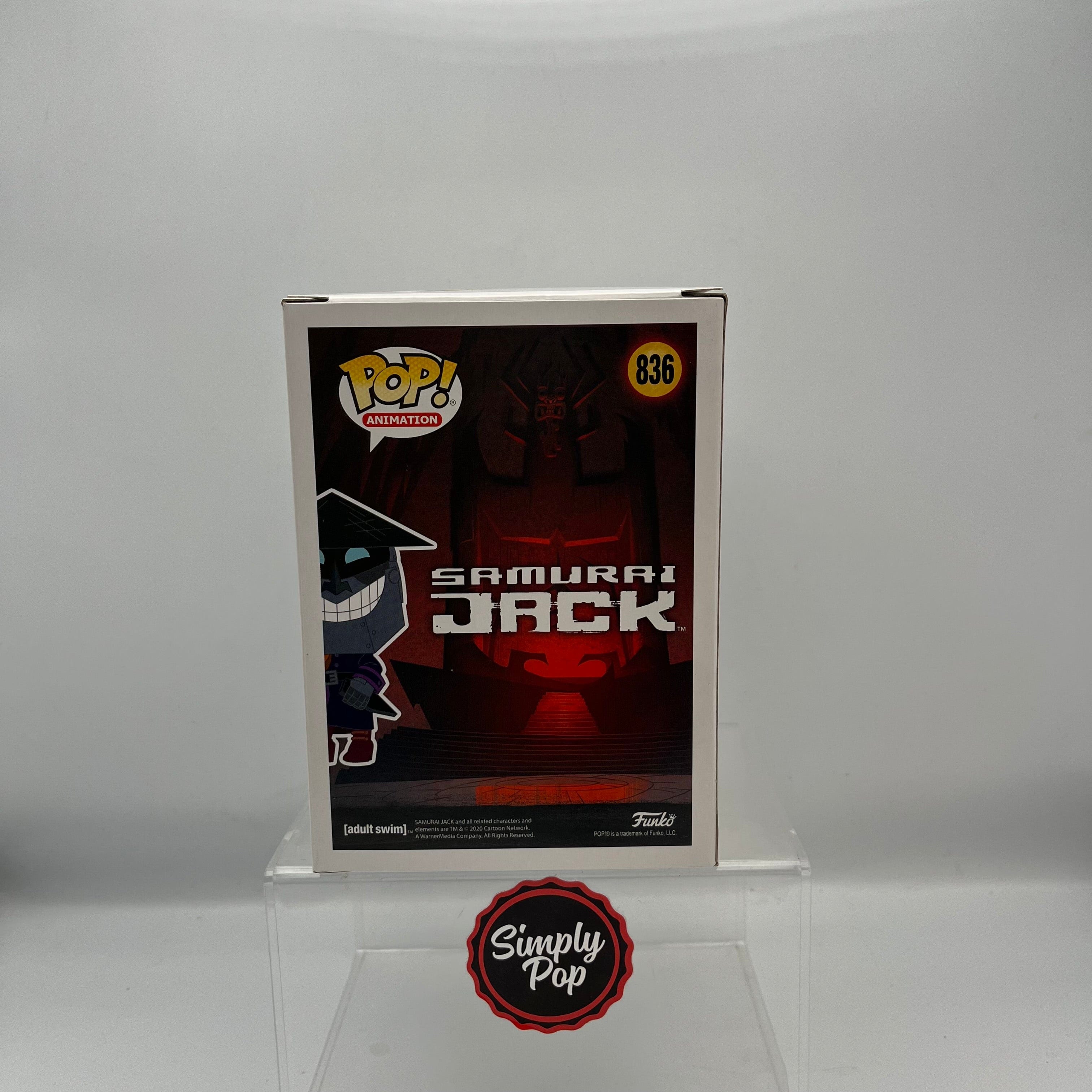 Funko Pop Scaramouche #836 Samurai Jack Animation 2020 SDCC Limited Edition
