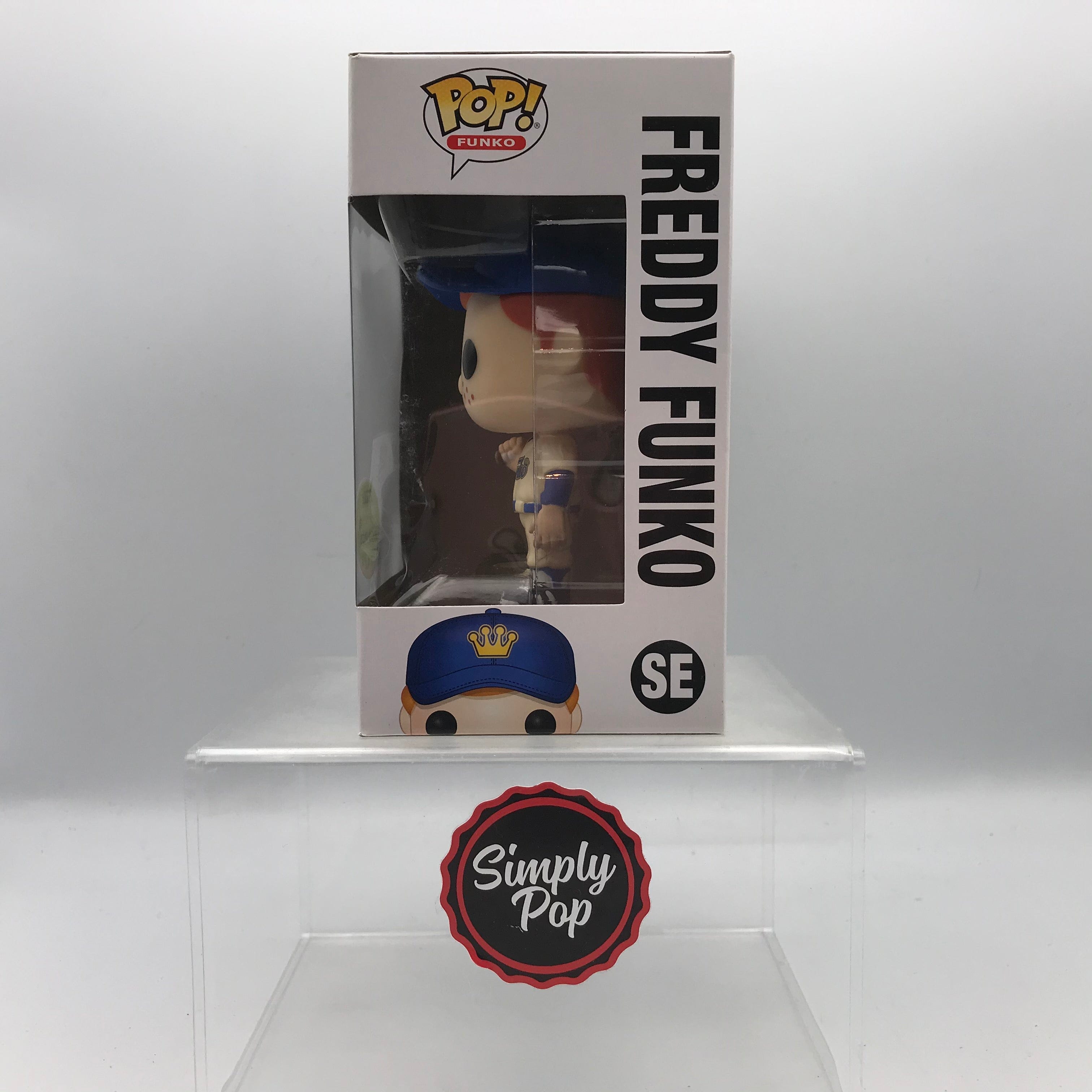 Funko Pop Freddy Funko Baseball Alternate Uniform SE 3000 PCS 2018 ECCC Spring Convention