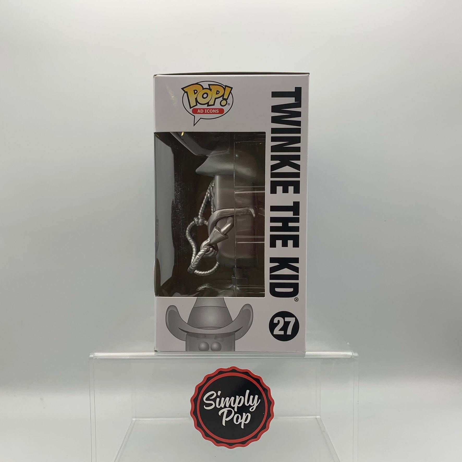 Funko Pop Twinkie The Kid Platinum #27 Ad Icons Shop Exclusive