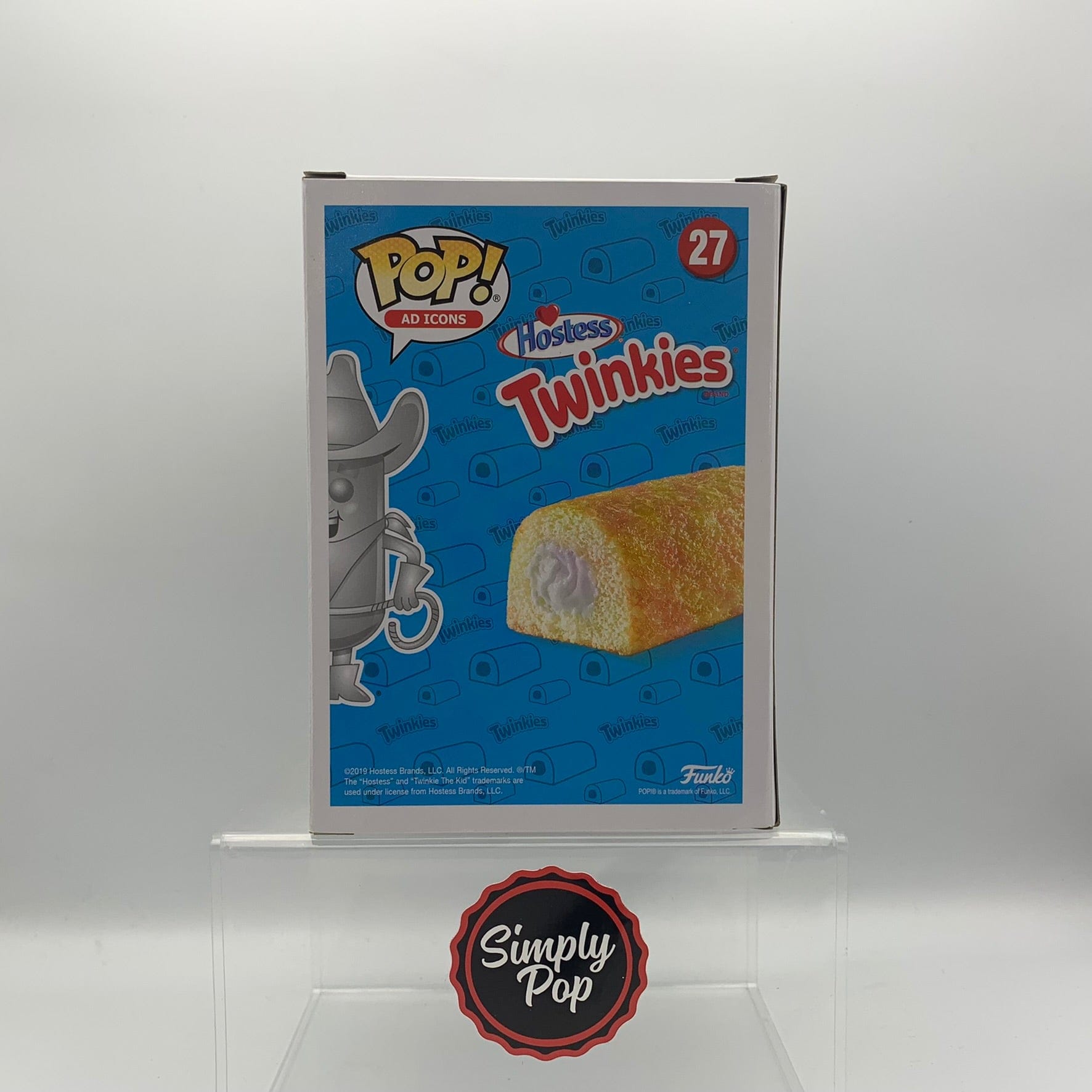 Funko Pop Twinkie The Kid Platinum #27 Ad Icons Shop Exclusive