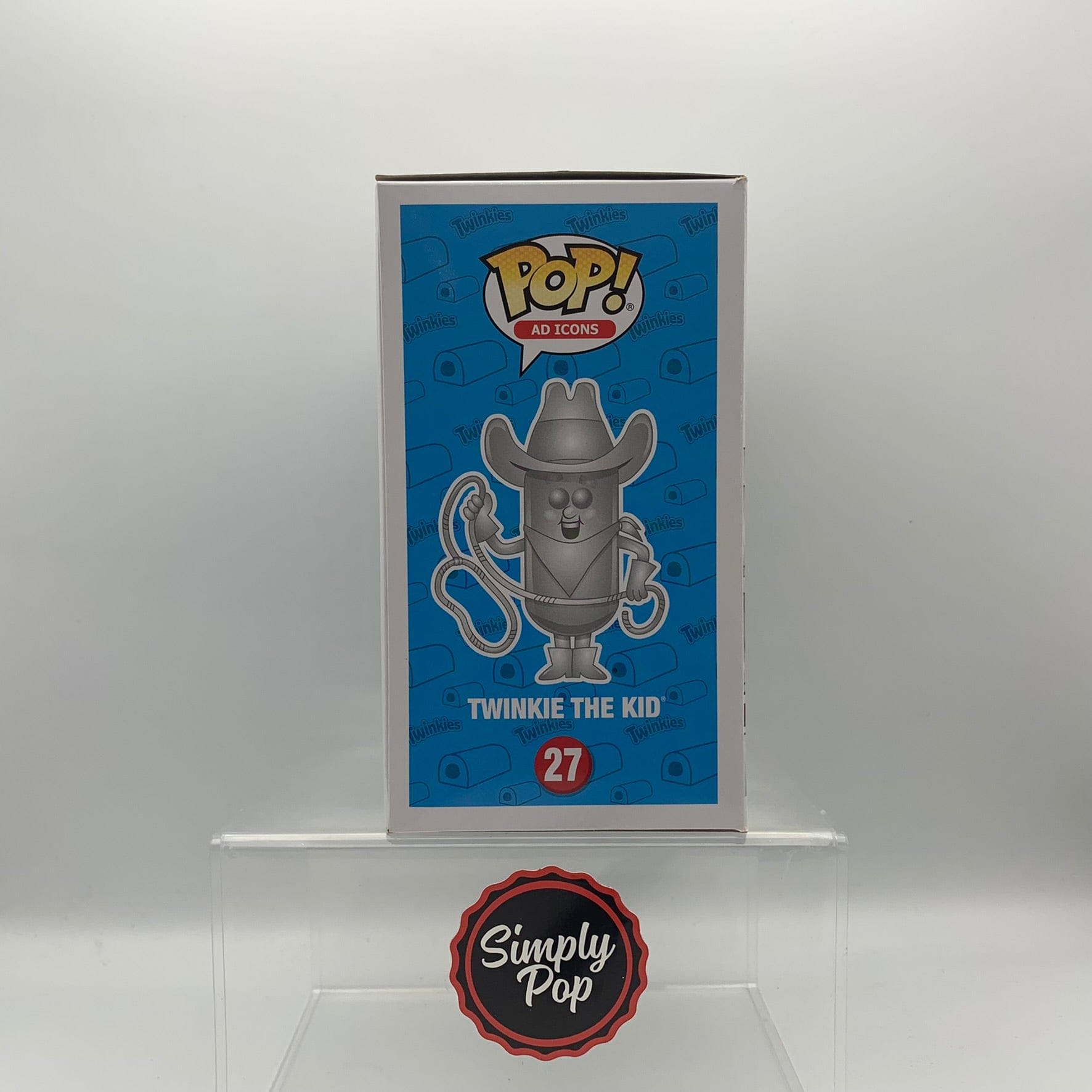 Funko Pop Twinkie The Kid Platinum #27 Ad Icons Shop Exclusive