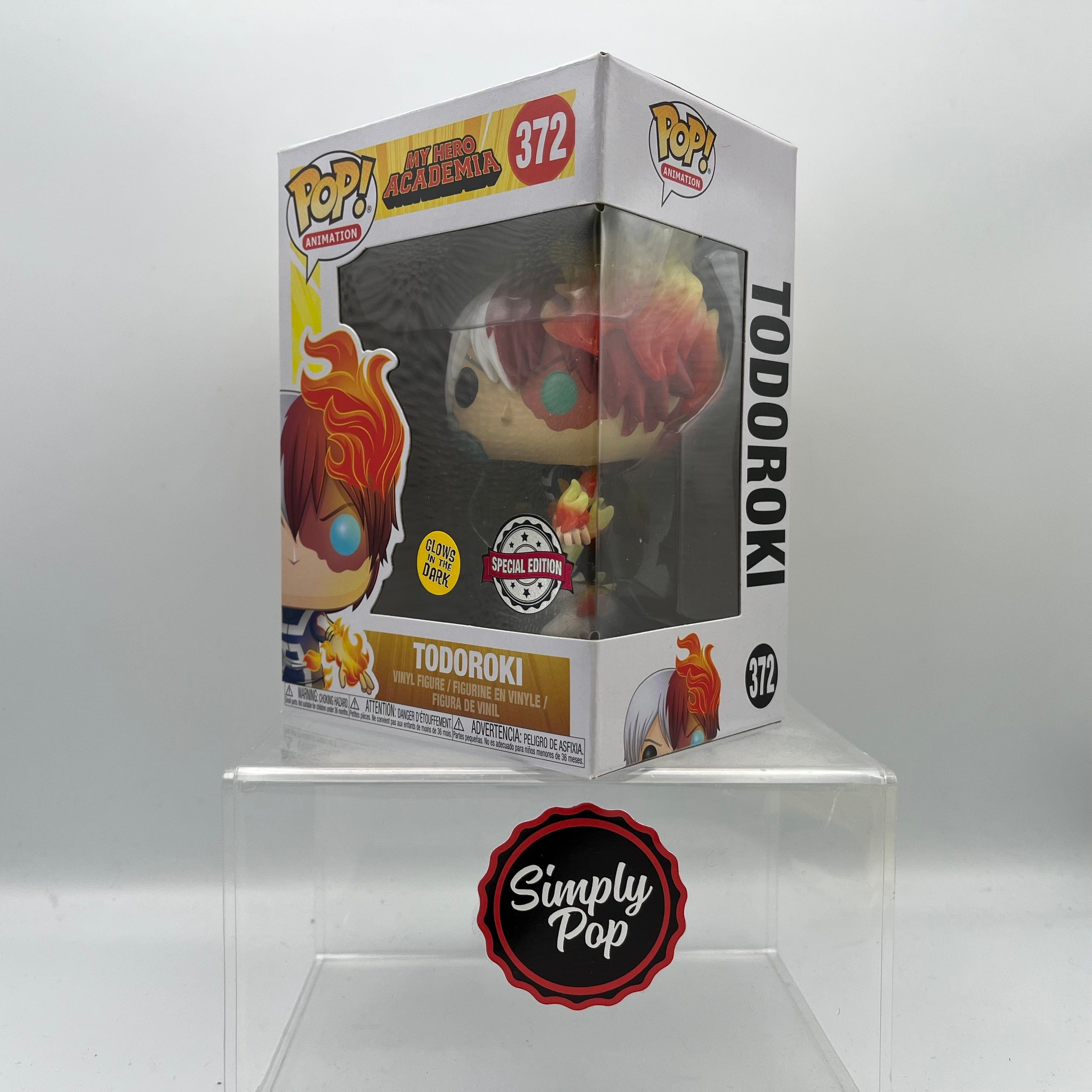 Funko Pop Todoroki #372 Glow Special Edition My Hero Academia