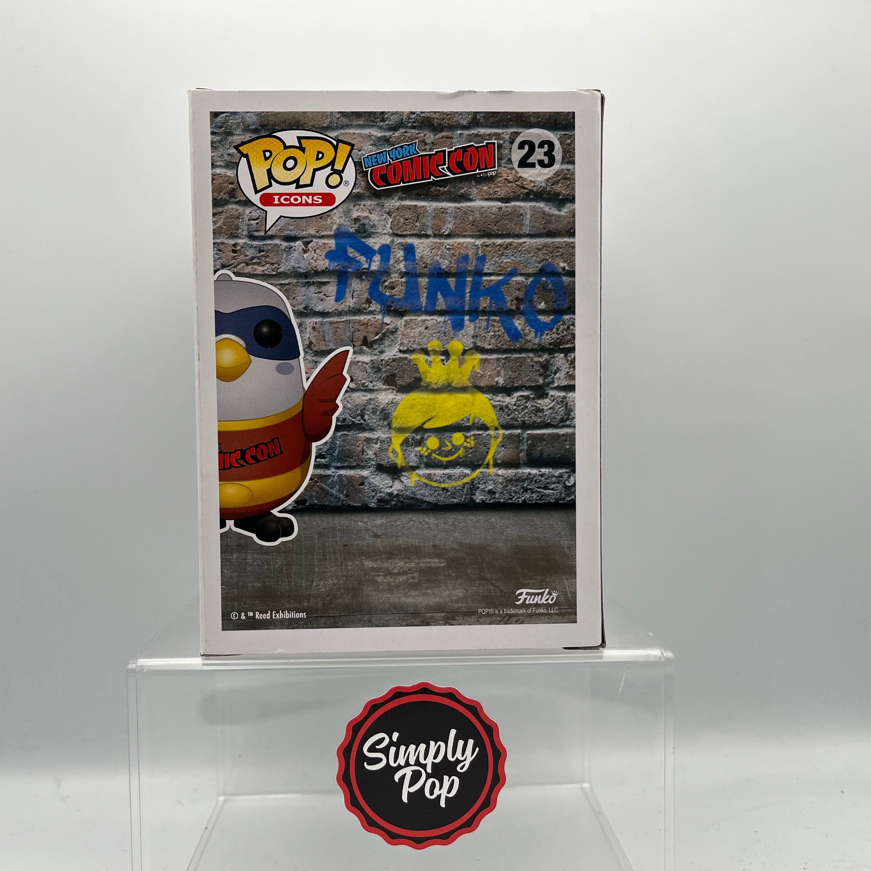 Funko Pop Paulie Pigeon Red & Yellow #23 2019 NYCC Fall Convention Exclusive Limited Edition