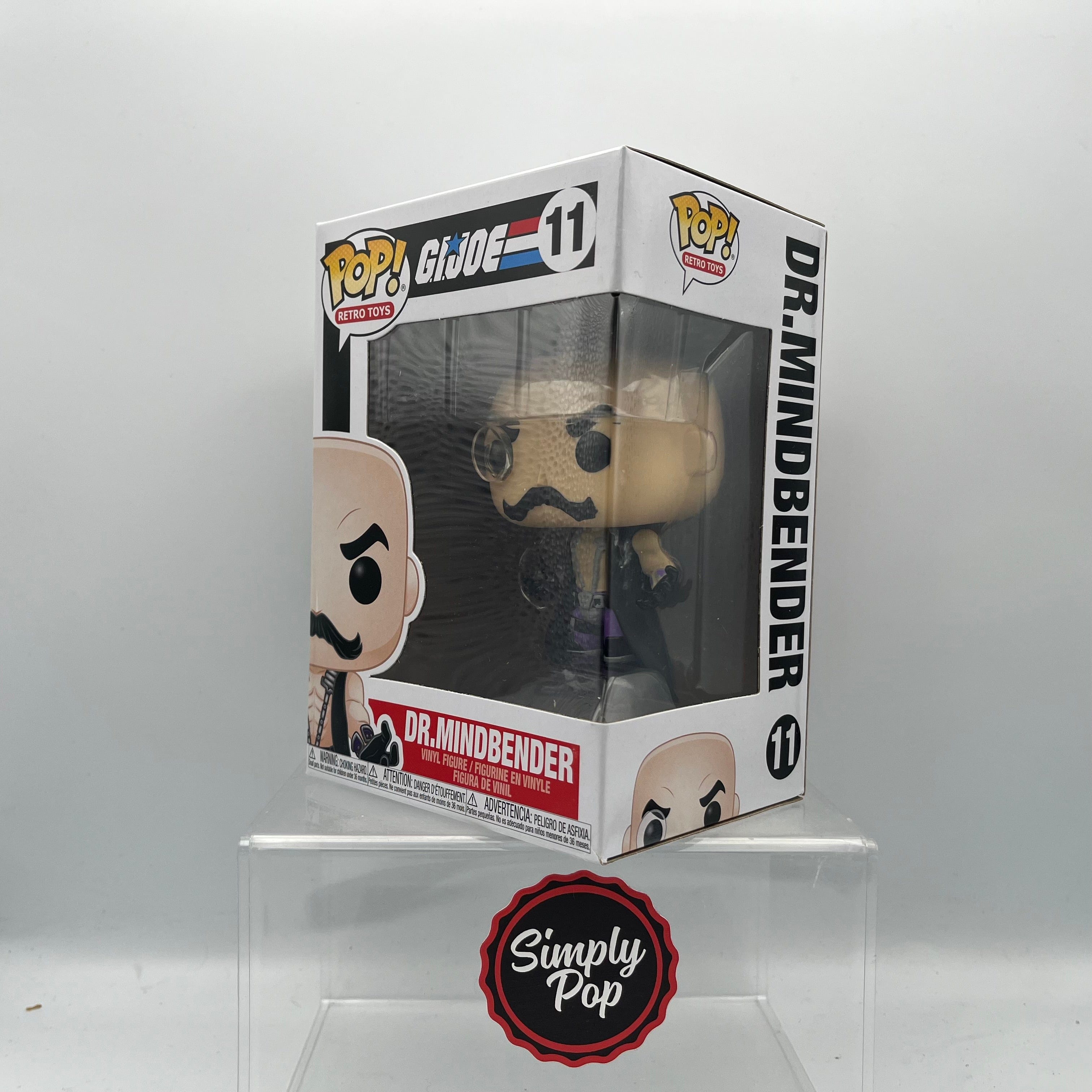Funko Pop Dr. Mindbender #11 g.I. Joe Retro Toys