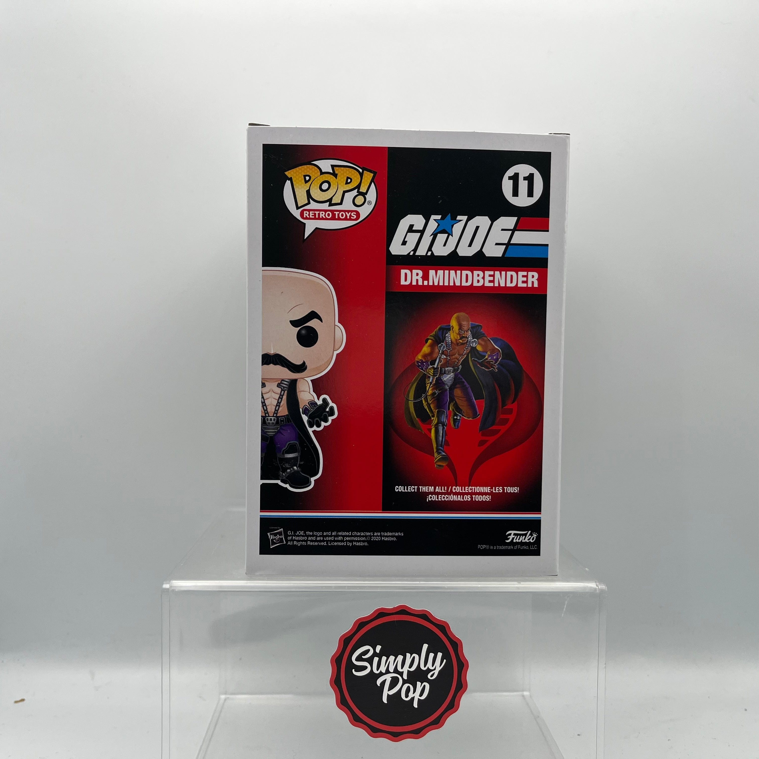 Funko Pop Dr. Mindbender #11 g.I. Joe Retro Toys