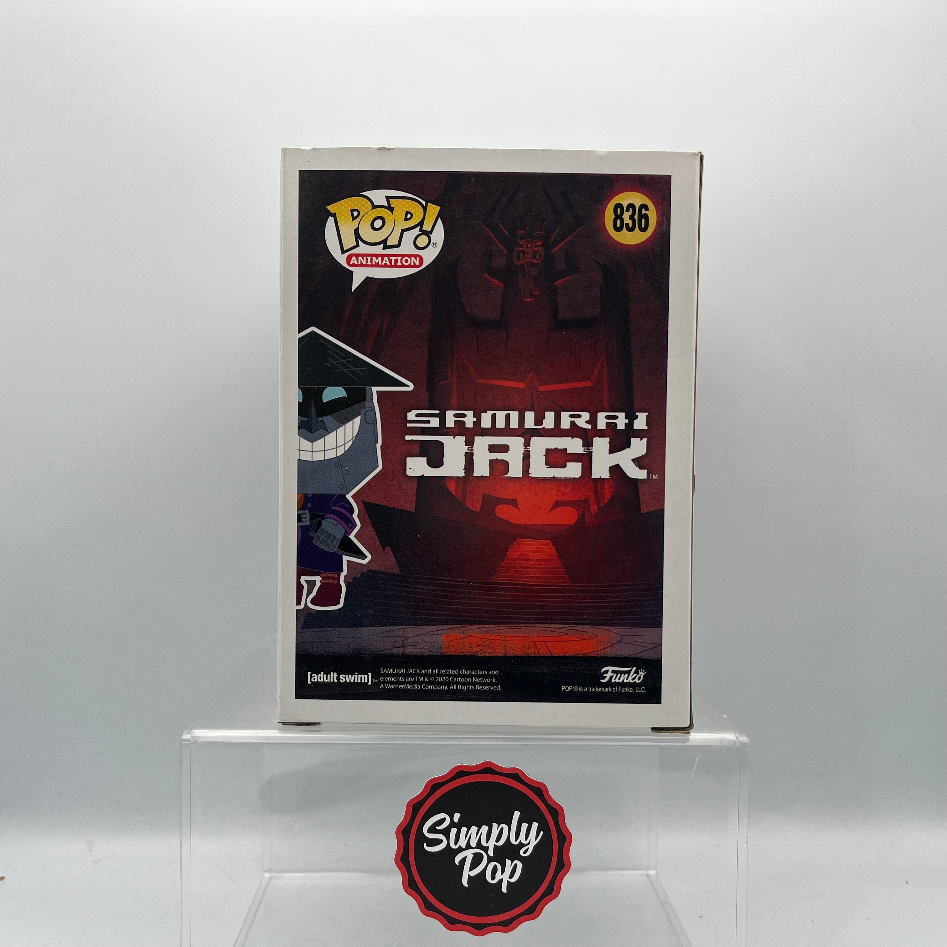 Funko Pop Scaramouche #836 Samurai Jack Animation Toy Tokyo 2020 SDCC Limited Edition