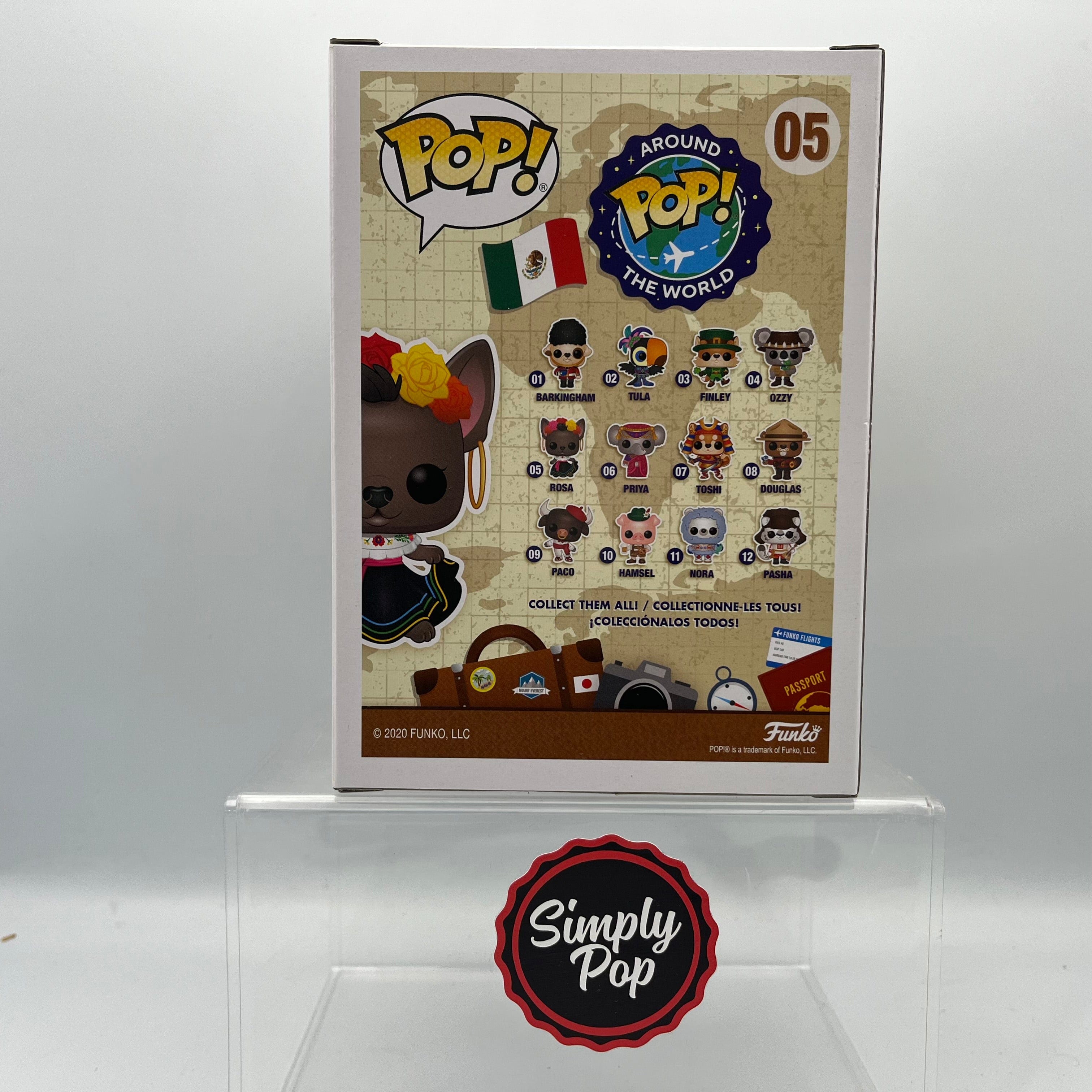 Funko Pop Rosa The Xolo #05 Around The World Mexico Shop Exclusive