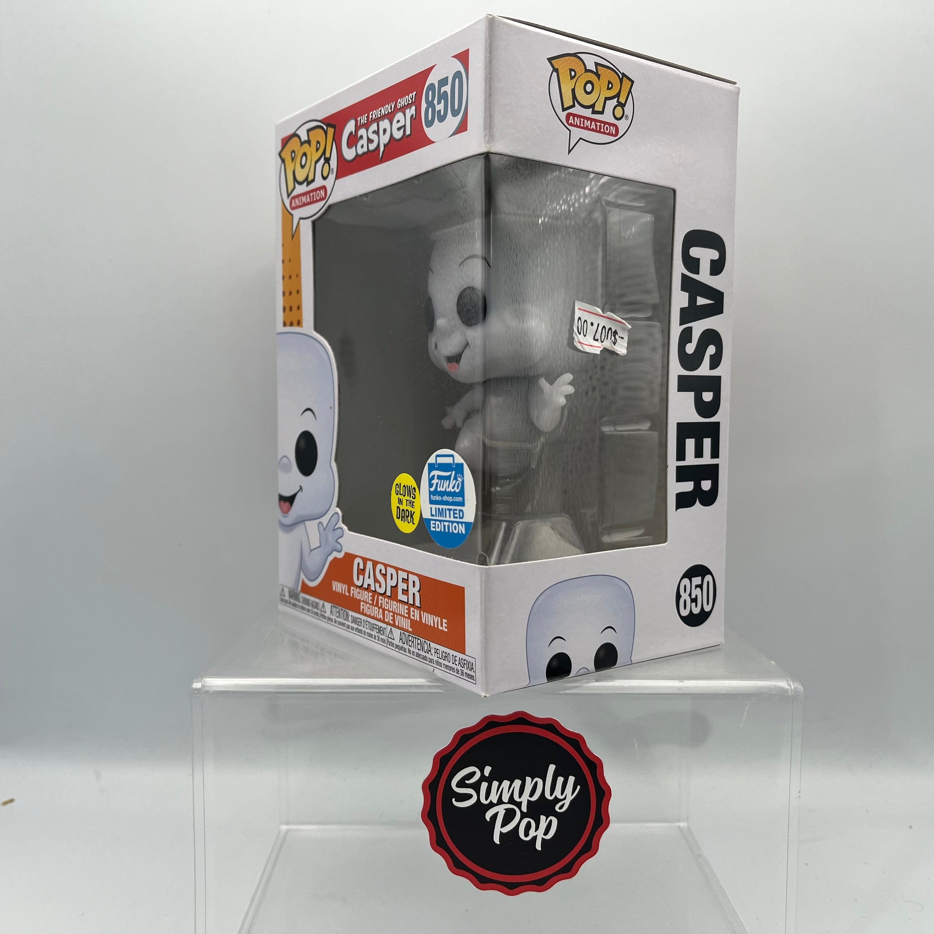 Funko Pop Casper #850 Glows Shop Exclusive Animation