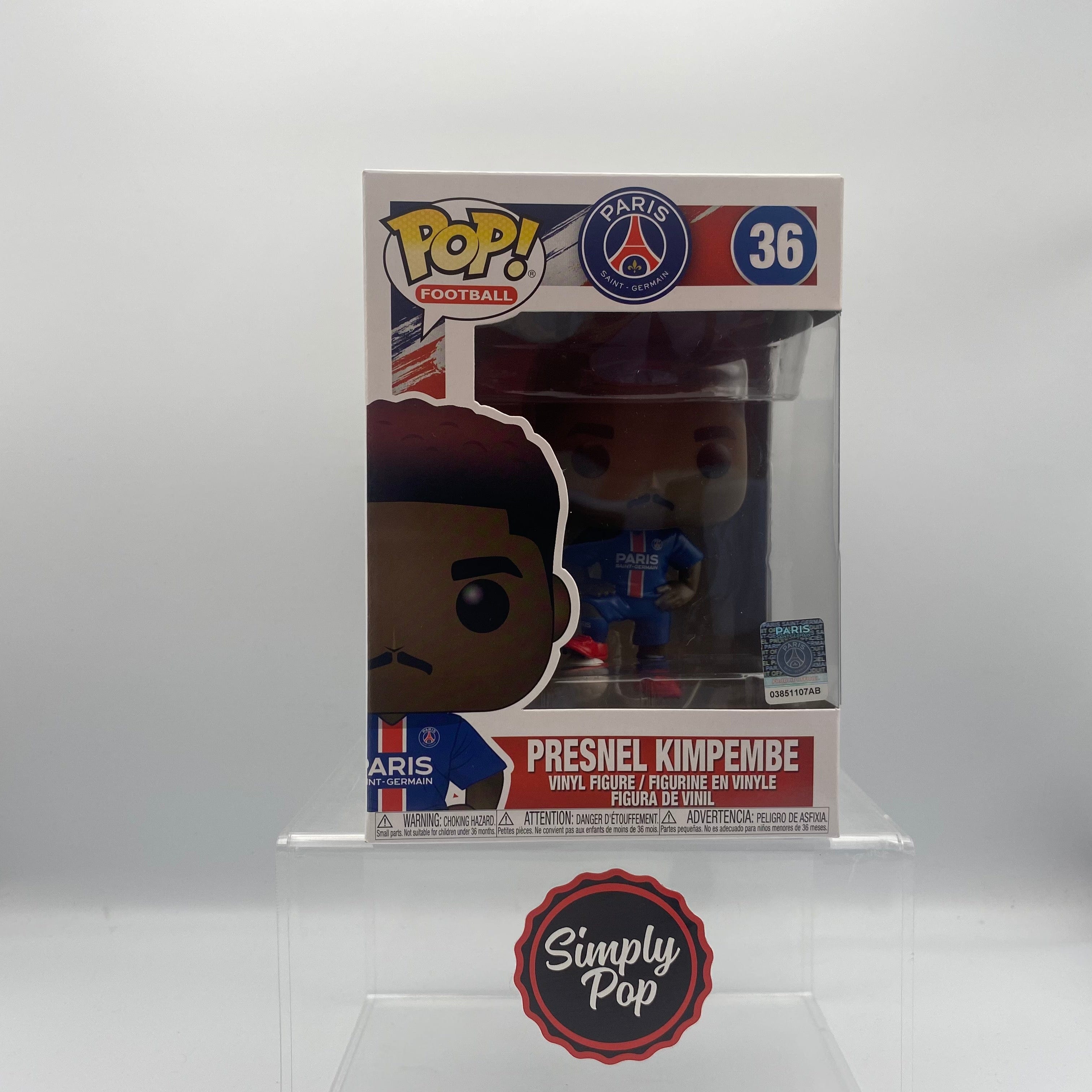 Funko Pop Presnel Kimpebe #36 Football Paris Saint German