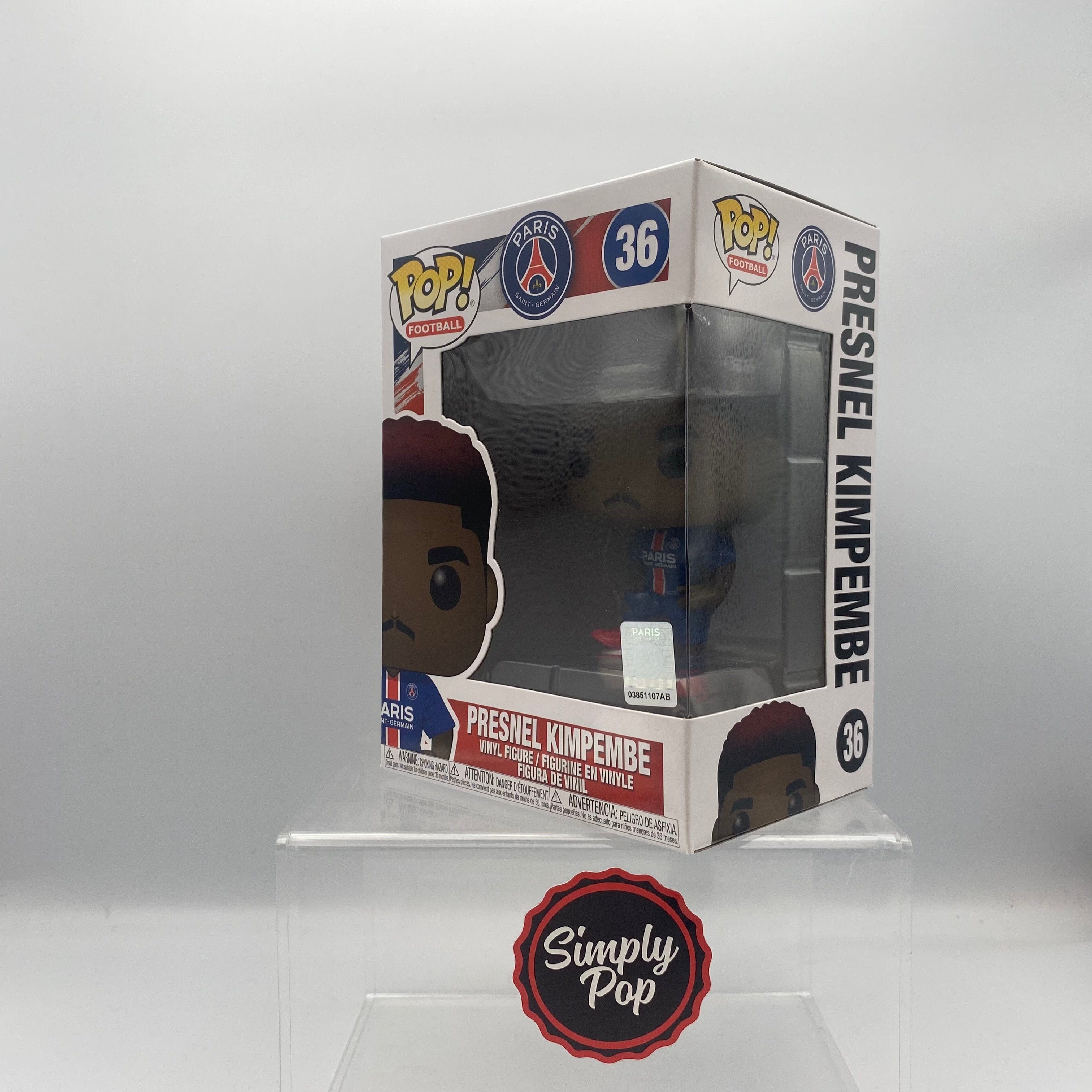 Funko Pop Presnel Kimpebe #36 Football Paris Saint German