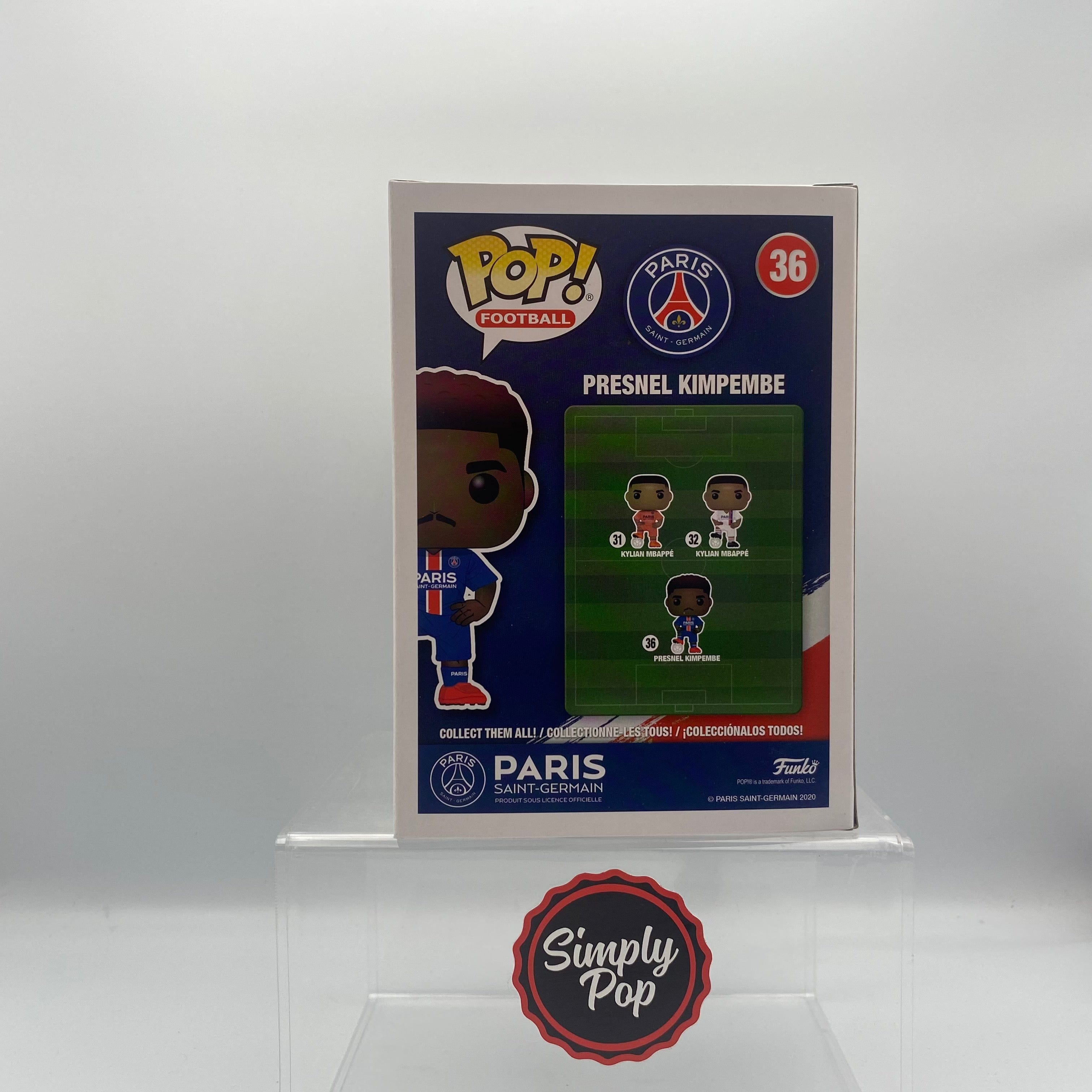 Funko Pop Presnel Kimpebe #36 Football Paris Saint German