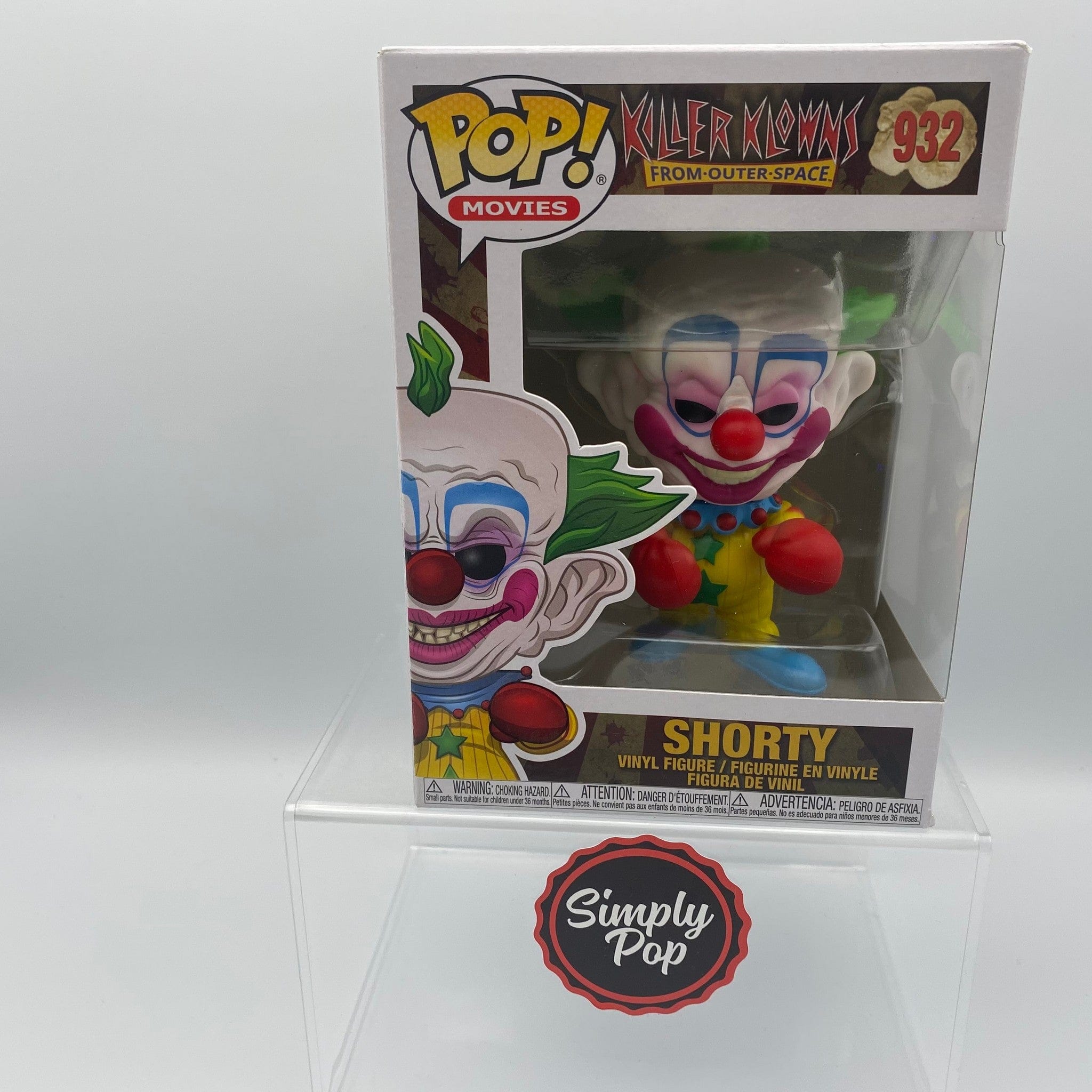 Funko Pop Shorty #932 Killer Klowns From Outter - Space
