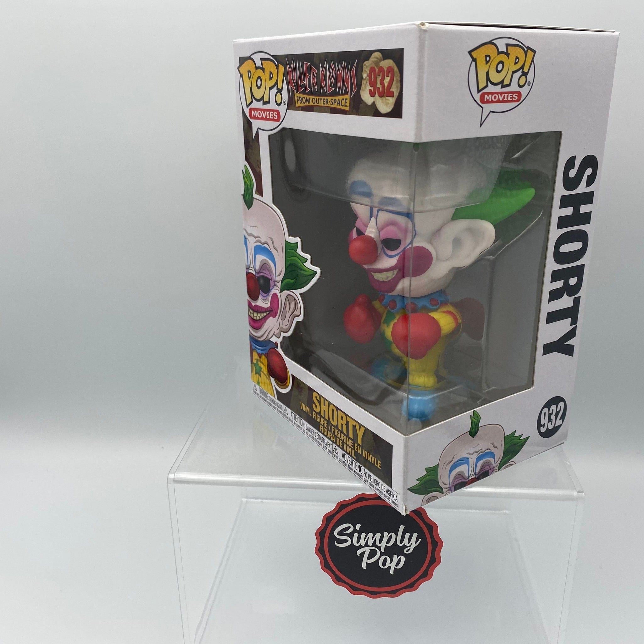 Funko Pop Shorty #932 Killer Klowns From Outter - Space