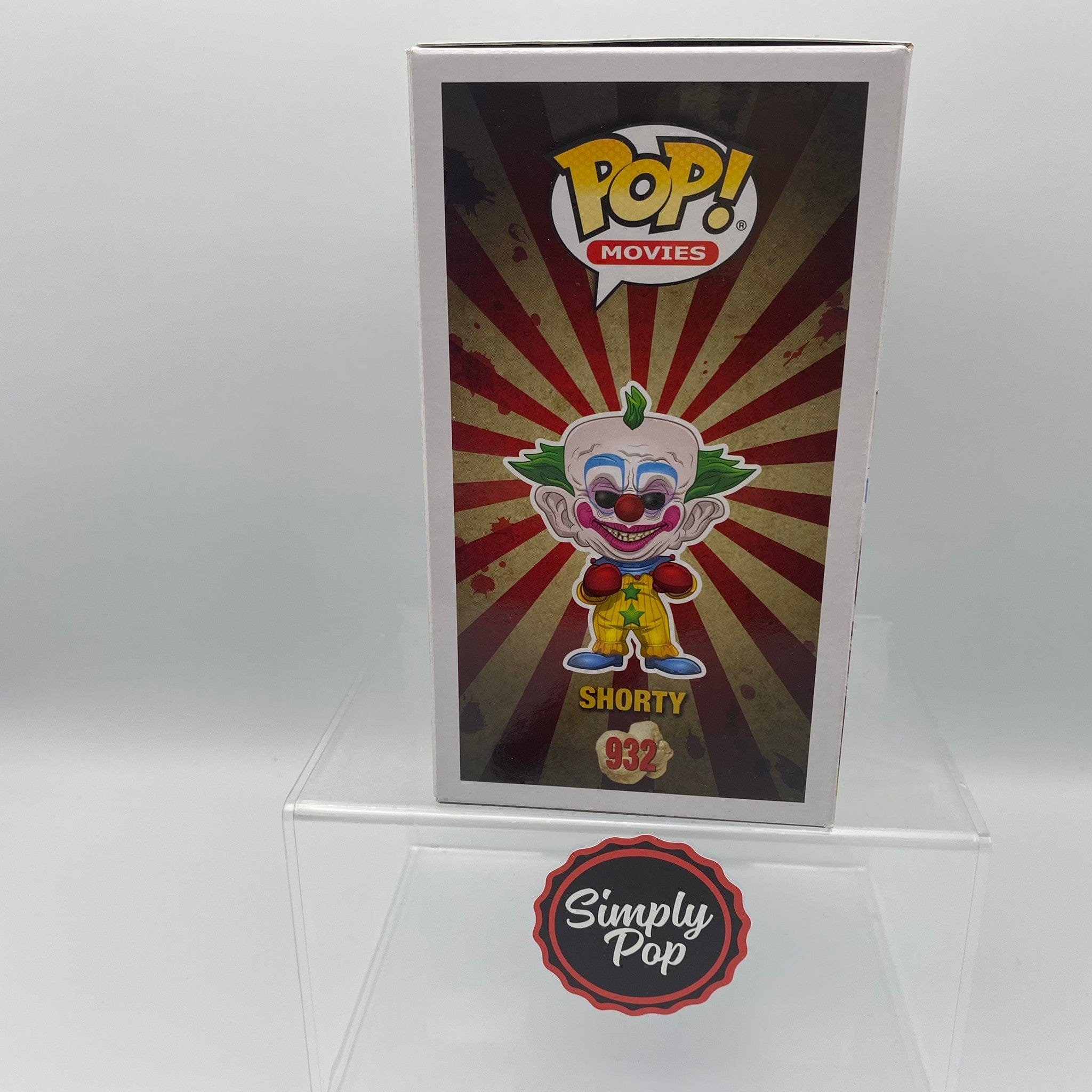 Funko Pop Shorty #932 Killer Klowns From Outter - Space