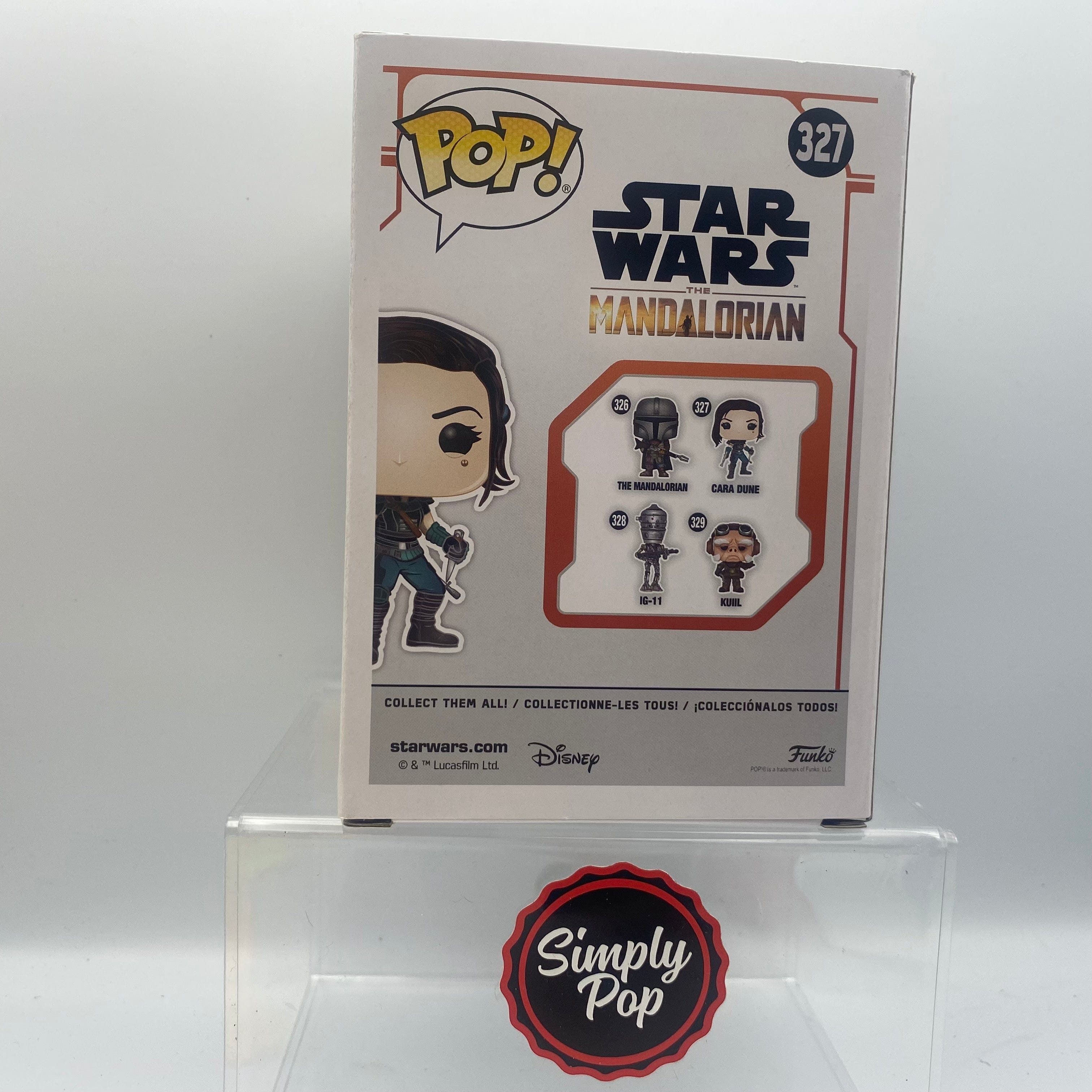 Funko Pop Cara Dune #327 Star Wars The Mandalorian