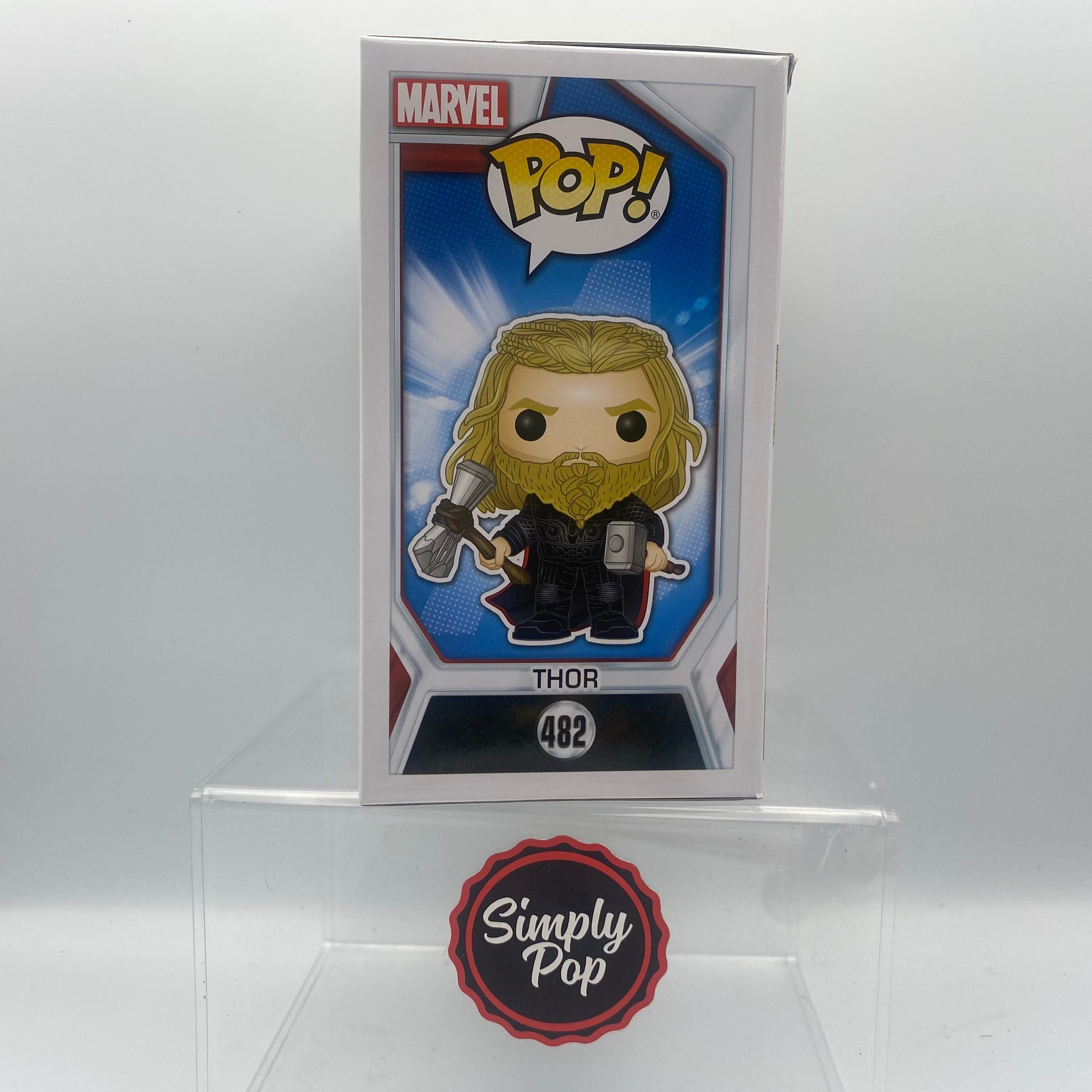 Funko Pop Thor w/ Mjolnir and Stormbreaker #482 FYE Marvel Avengers Endgame