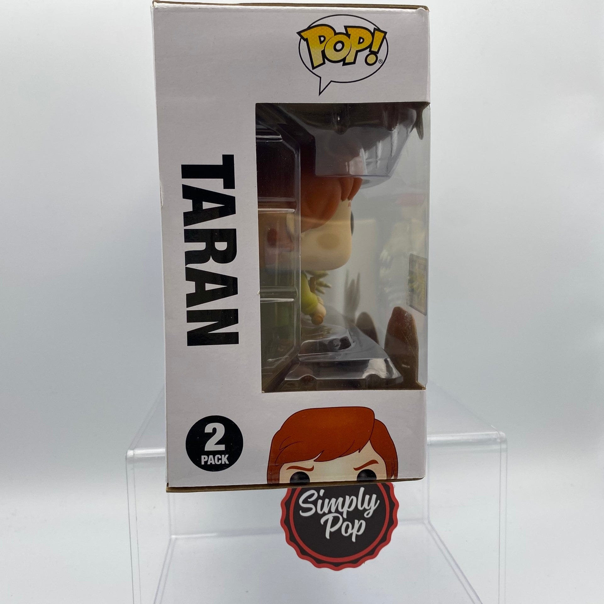 Funko Pop Taran & Horned King 2 - Pack Disney The Black Cauldron 2019 Official Con Sticker