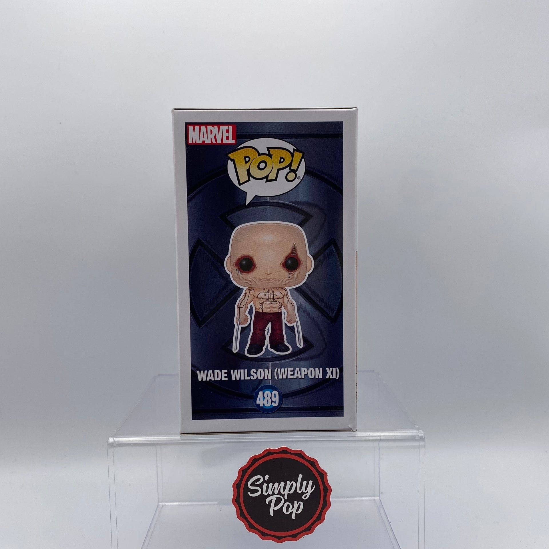 Funko Pop Wade Wilson (Weapon XI) #489 Marvel 2020 SDCC Summer Convention Exclusive
