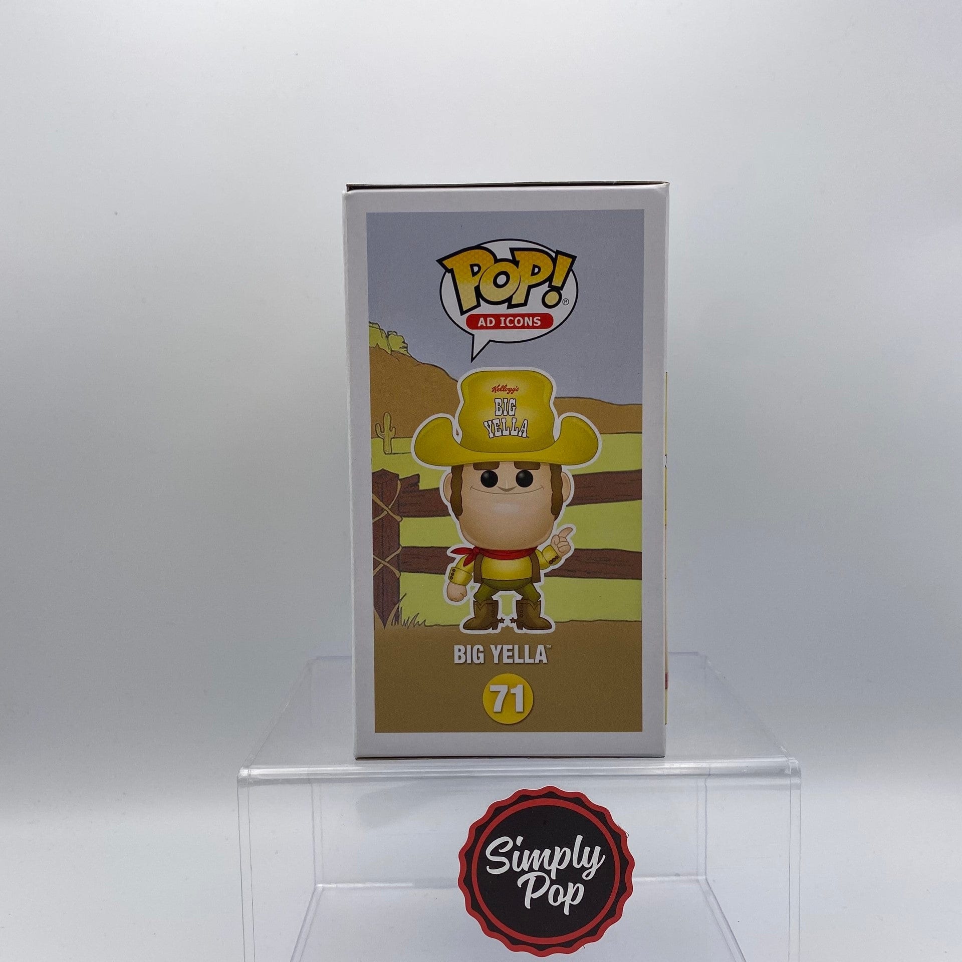 Funko Pop Big Yella #71 Ad Icons Kellogg's Sugar Corn Pops Shop Exclusive Limited Edition