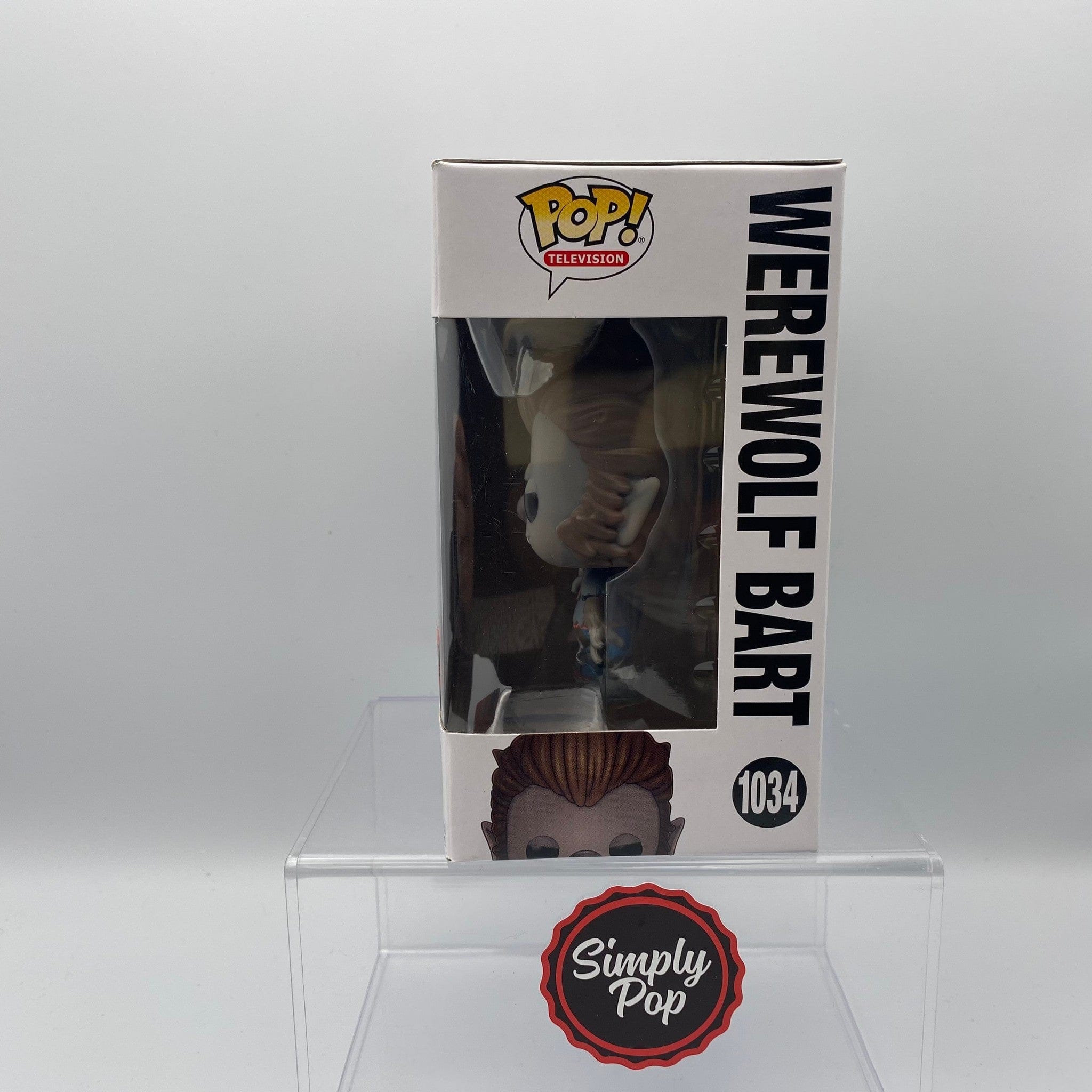 Funko Pop Werewolf Bart #1034 The Simpsons Treehouse Of Horror 2020 Fall Convention Exclusive