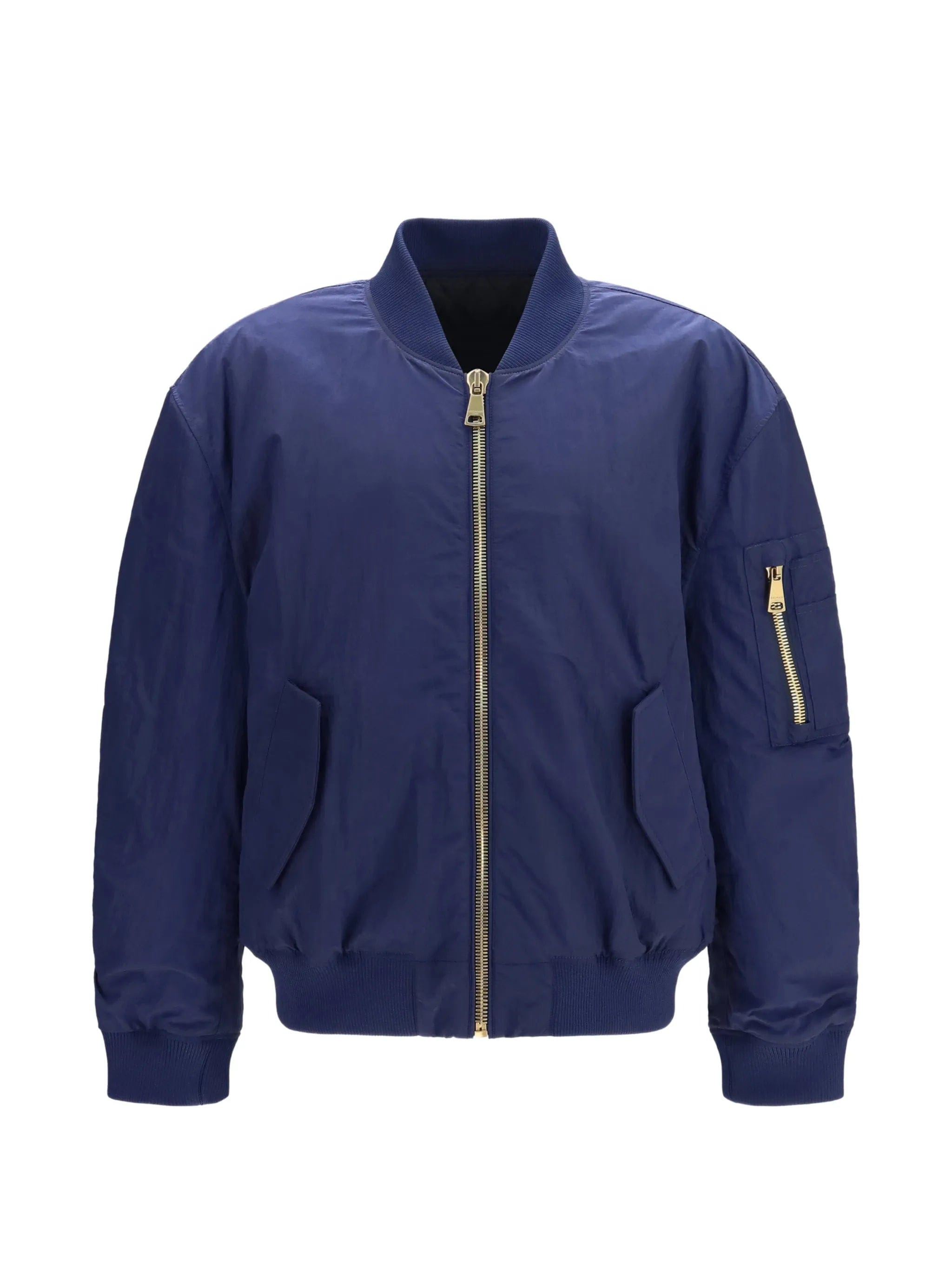 Balmain logo - embroidered bomber jacket